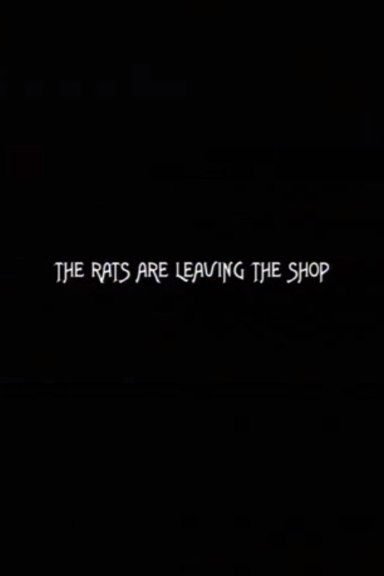 The Rats Are Leaving the Shop Backdrop