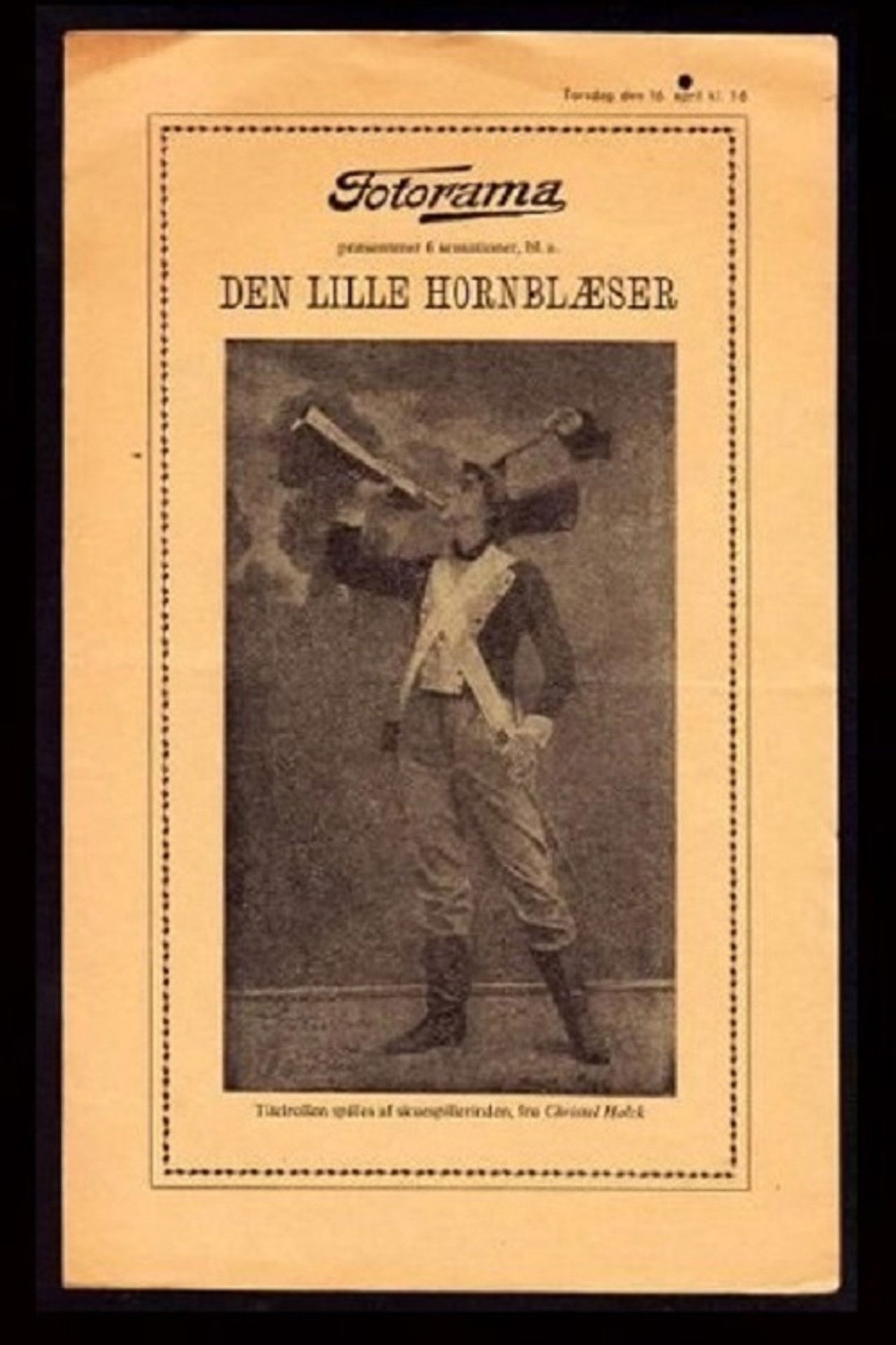 The Little Bugler Backdrop