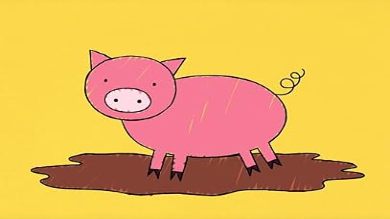 Super Simple Draw - Season 1 Episode 12 : How To Draw A Pig
