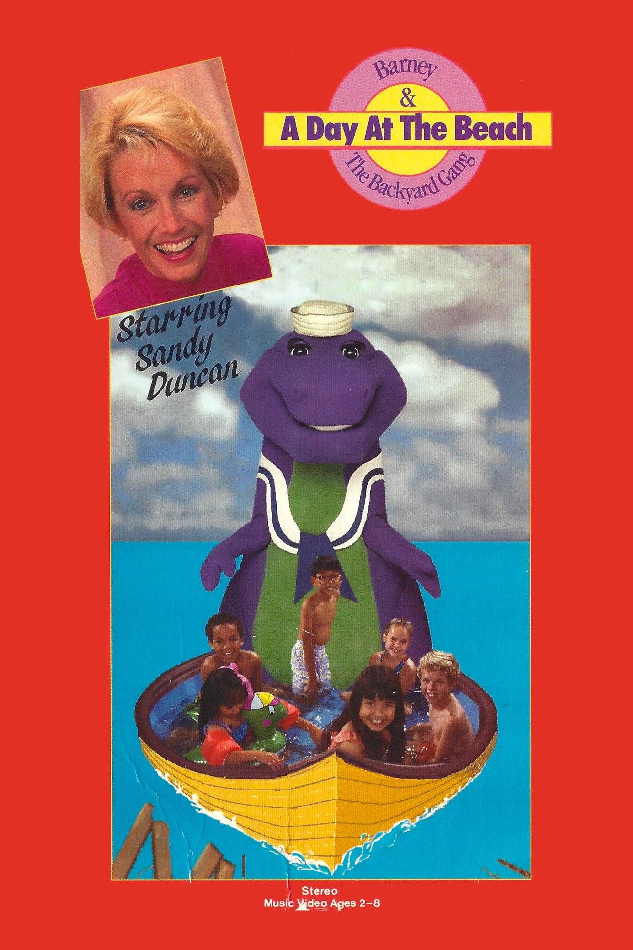 A Day at the Beach Backdrop