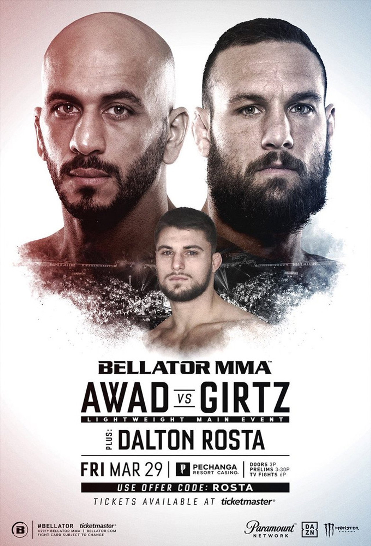 Bellator 219: Awad vs. Girtz filmaffisch