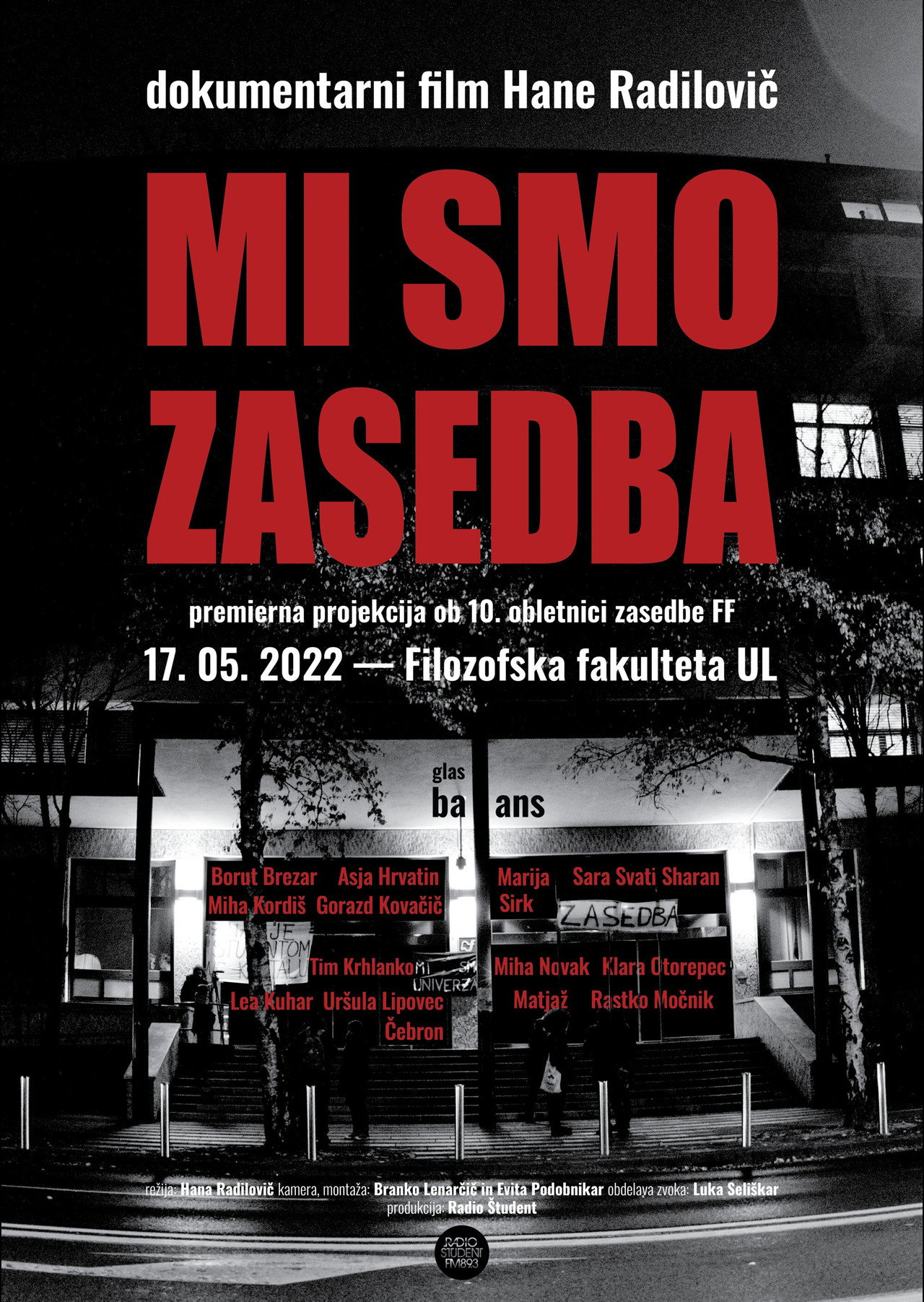 Mi smo zasedba filmaffisch