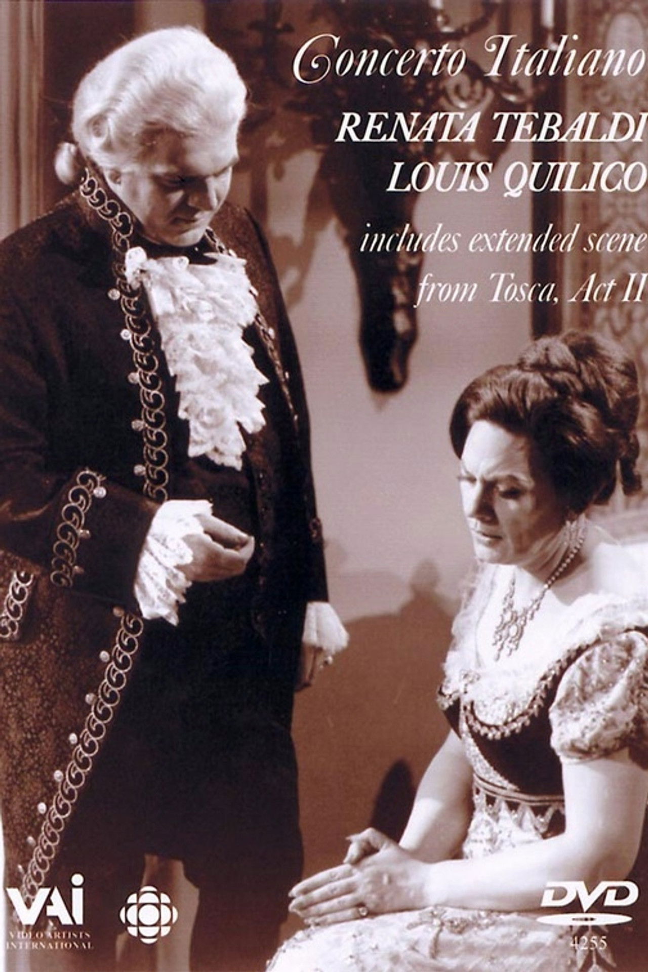 Renata Tebaldi & Louis Quilico: Concerto Italiano Backdrop