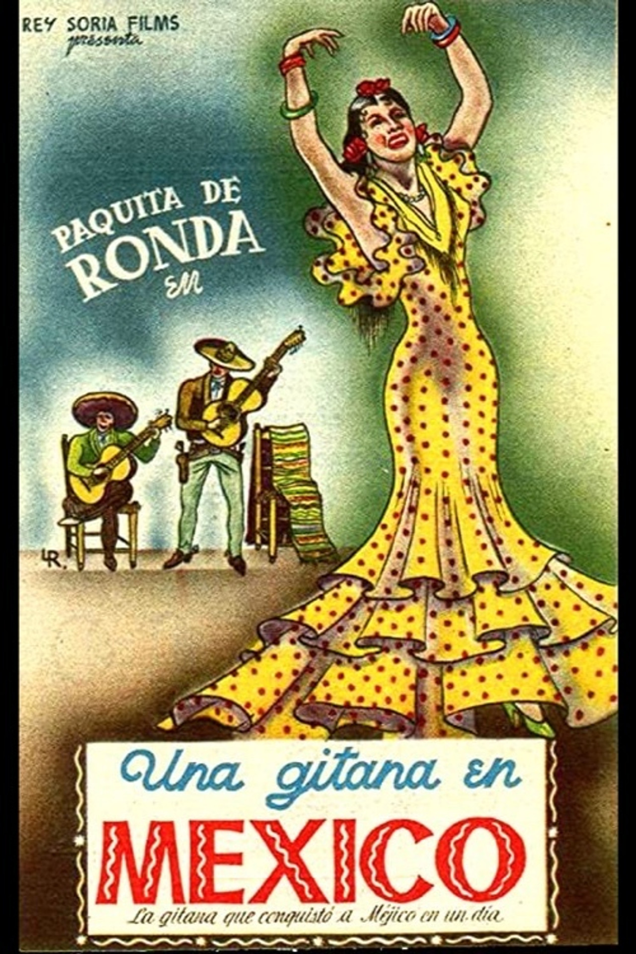 Una gitana en México Backdrop