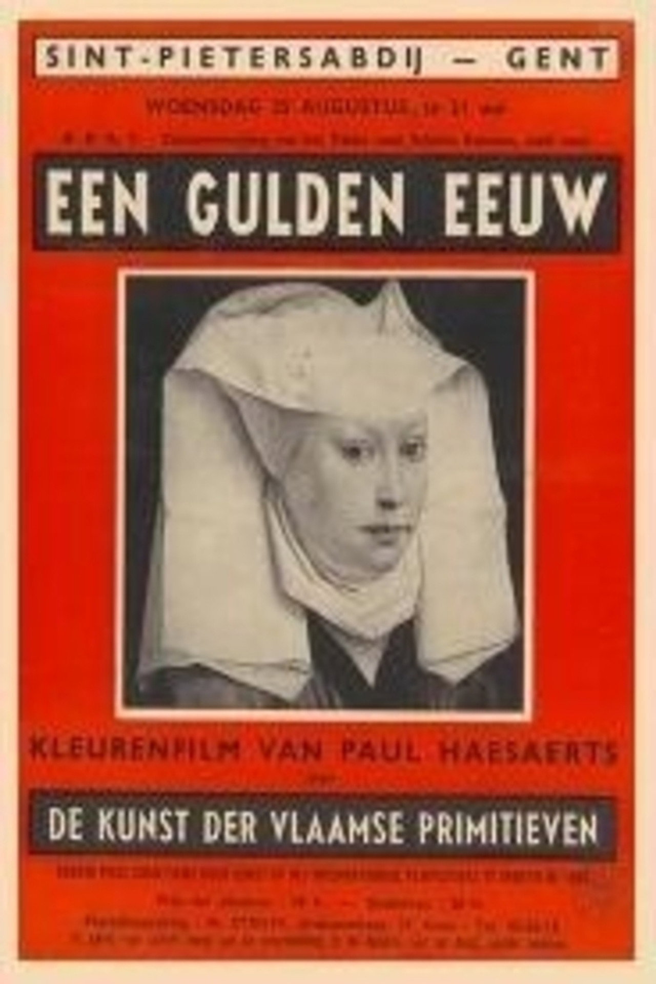 Een Gulden eeuw-de kunst der Vlaamse primitieven filmaffisch