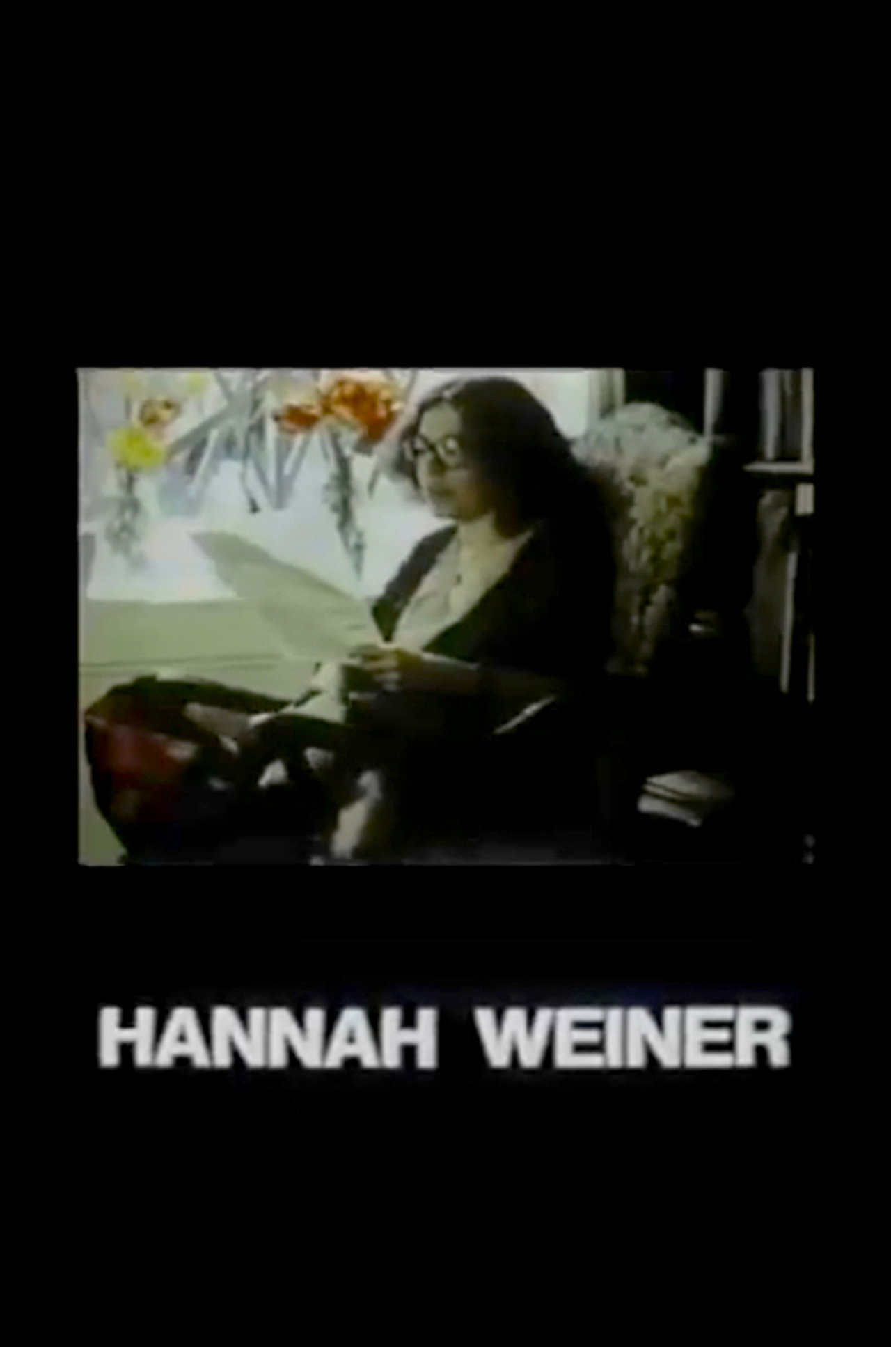 Hannah Weiner filmaffisch