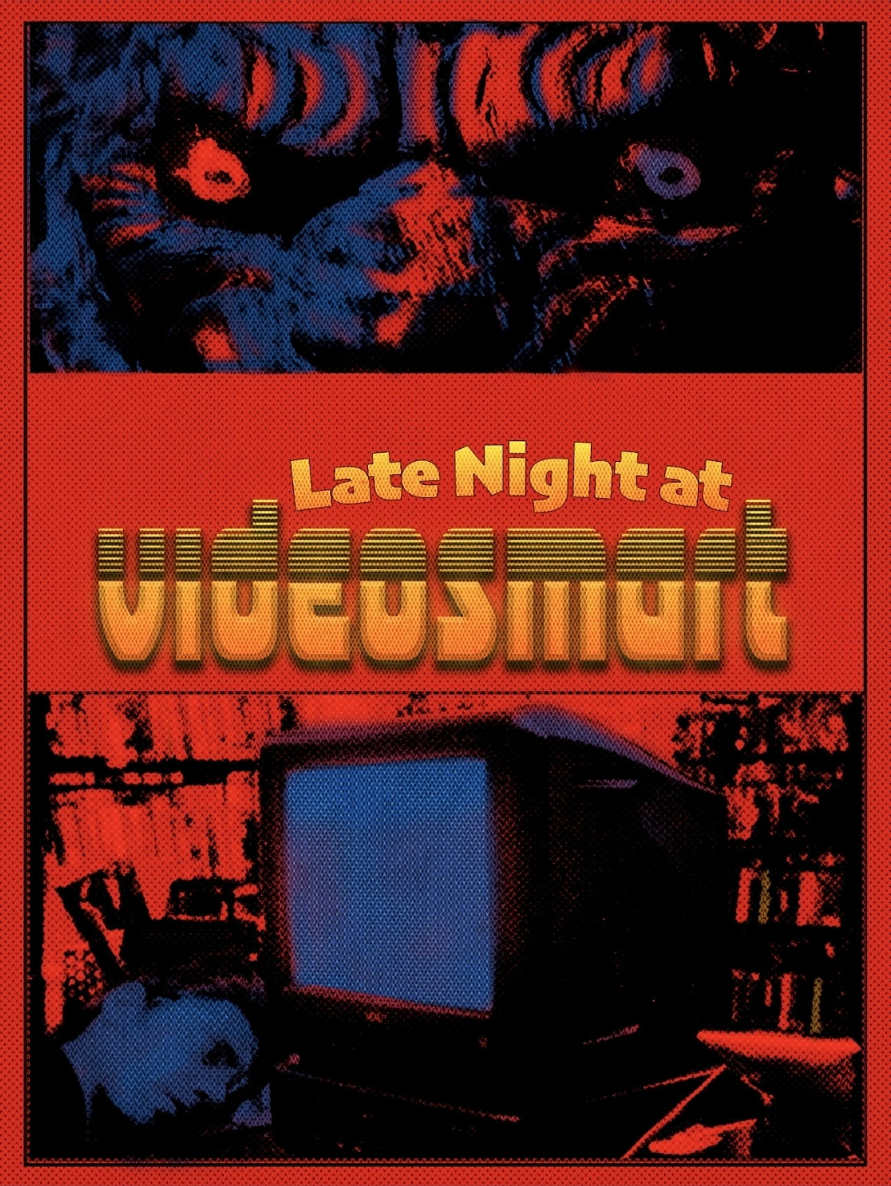 Late Night at Video-Smart Backdrop