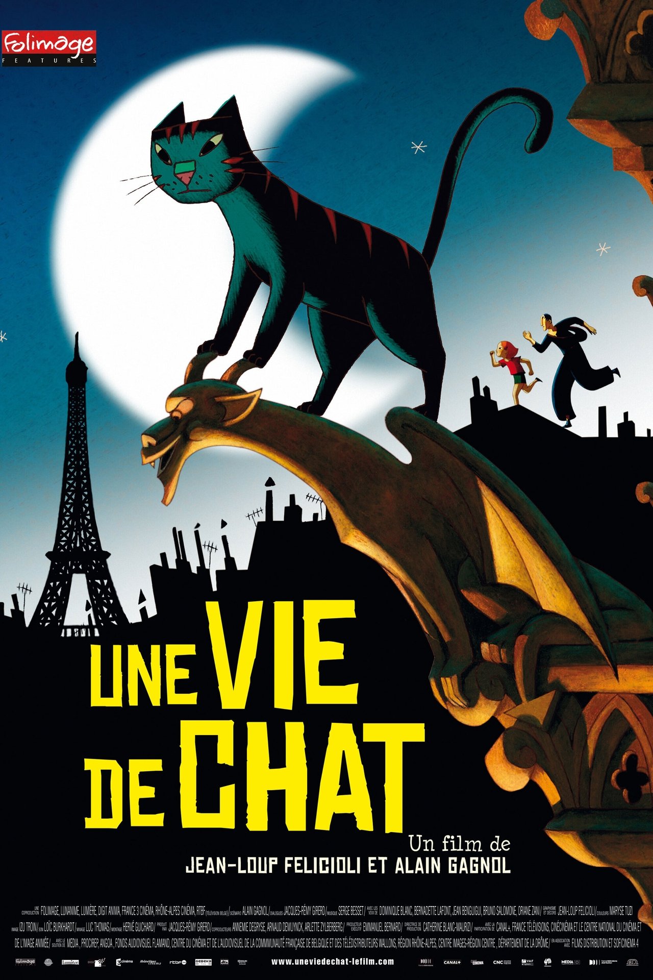 Une vie de chat poster