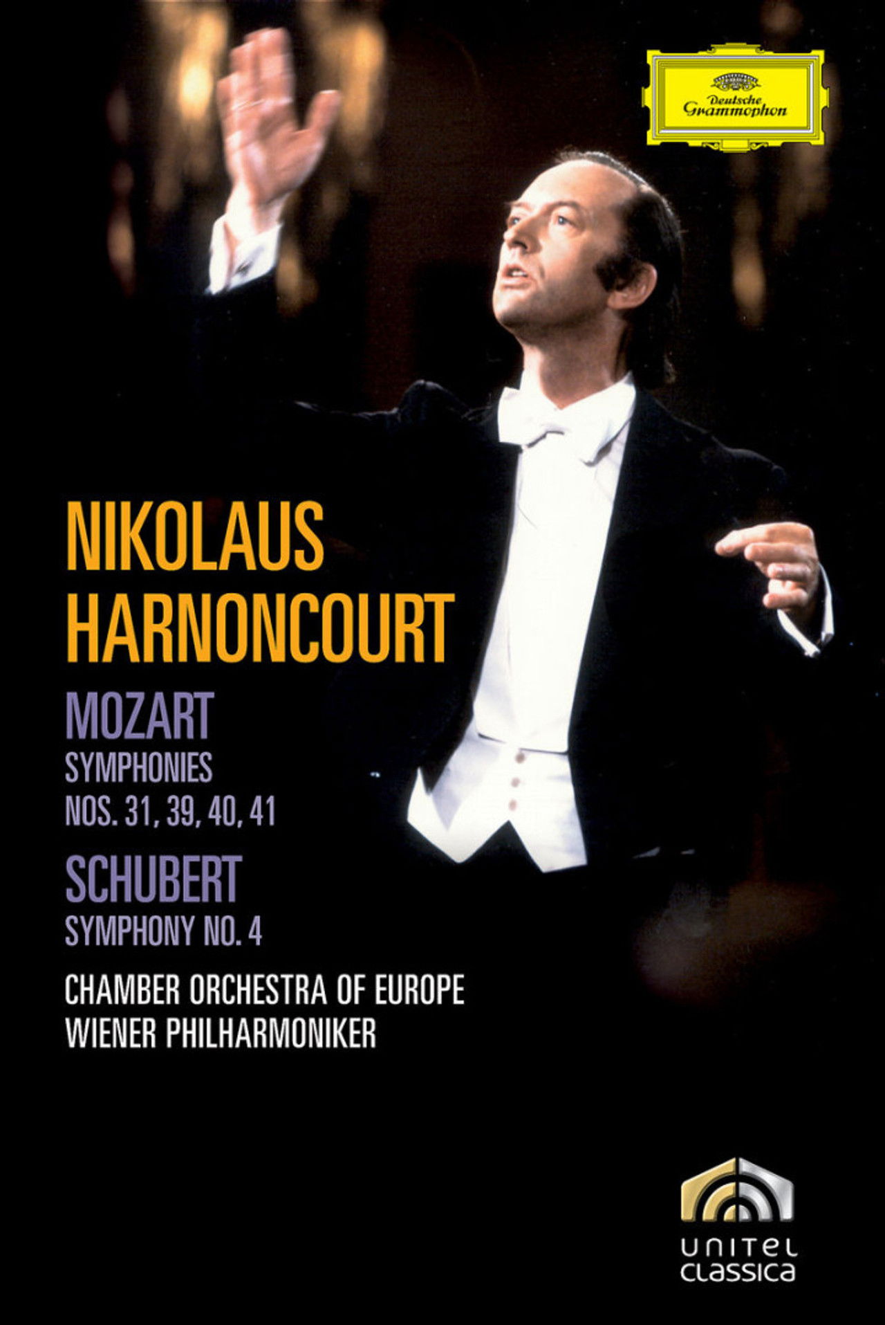 Mozart: Symphonies 31, 39, 40, 41 / Schubert: Symphony No. 4 Backdrop