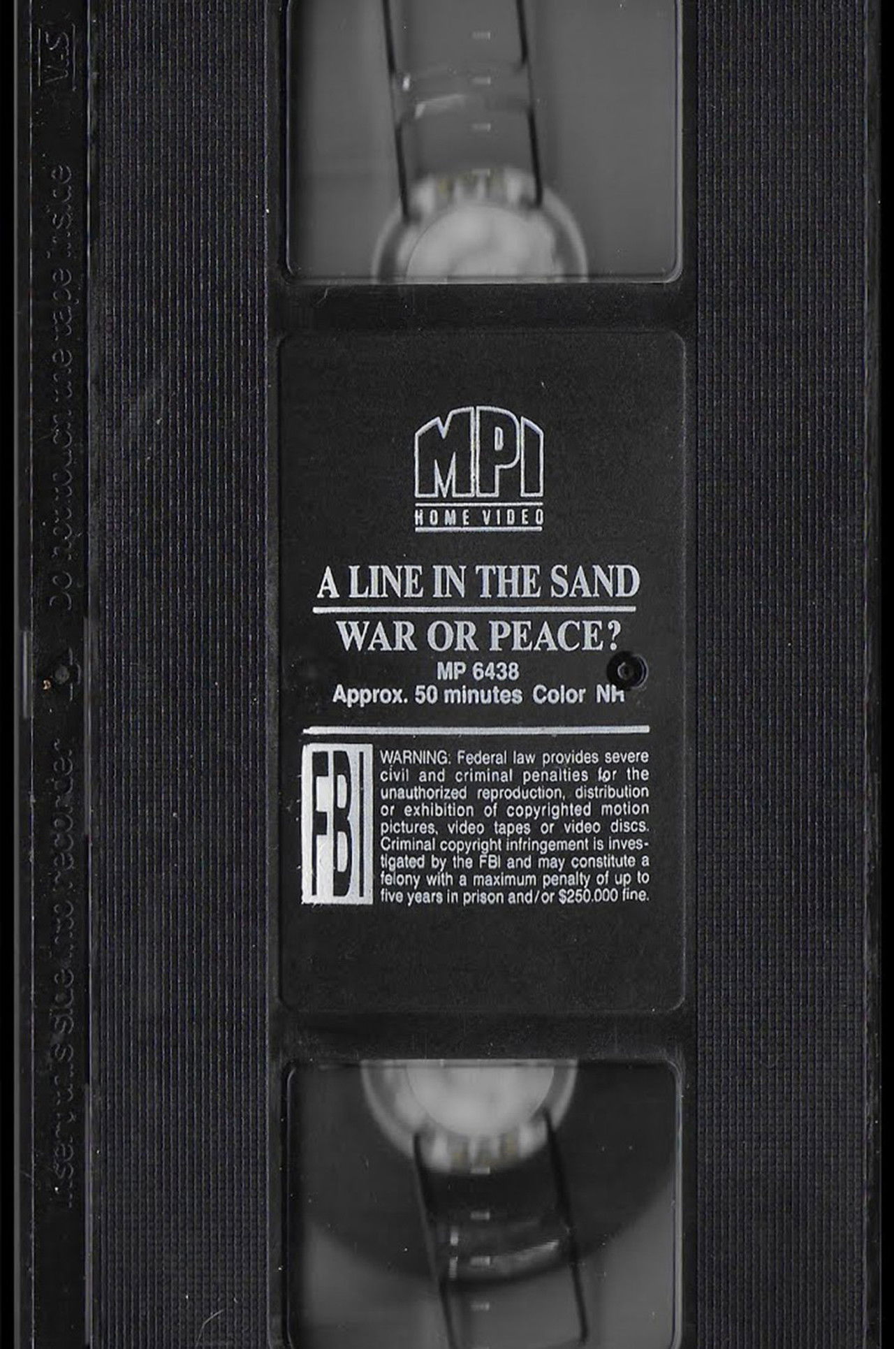 A Line In The Sand War Or Peace With Peter Jennings Backdrop