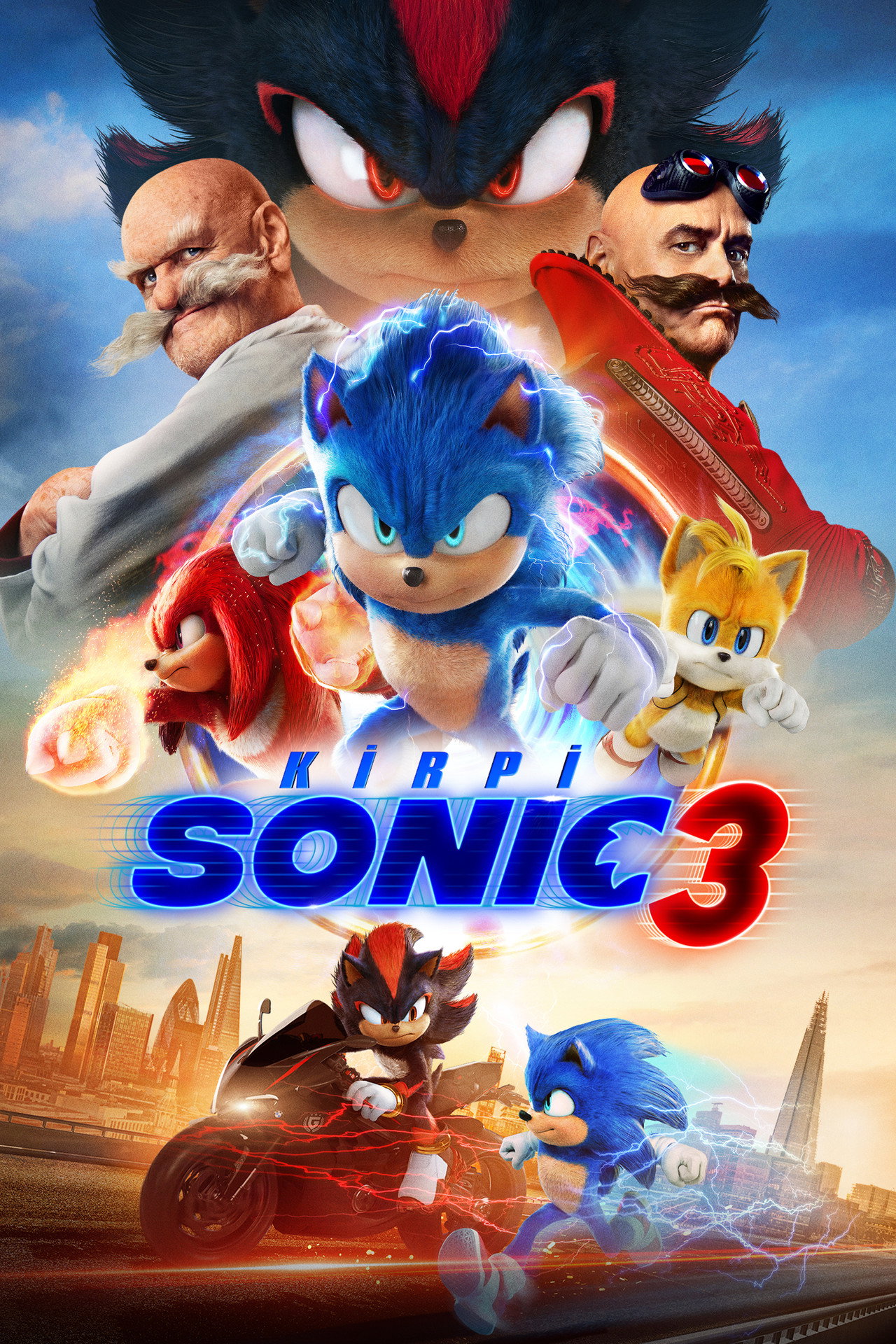 Kirpi Sonic 3 Poster