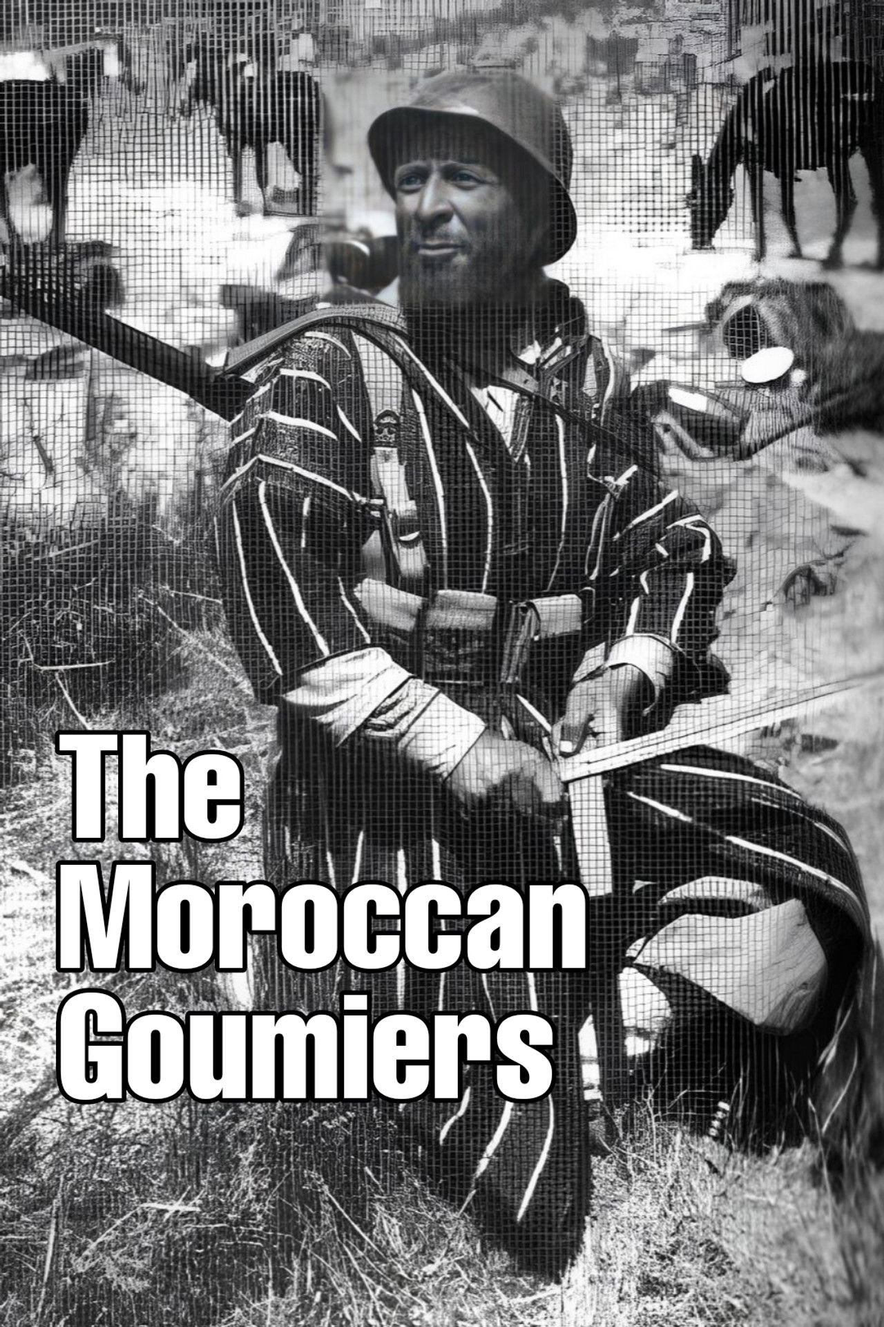 Les goumiers marocains Backdrop