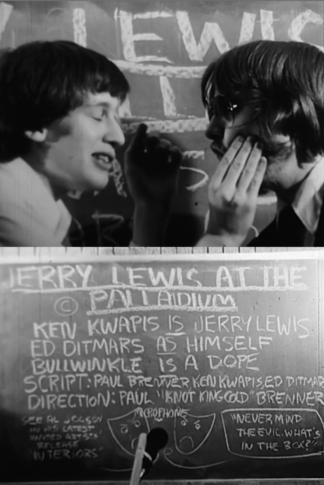 Jerry Lewis At The Palladium filmaffisch
