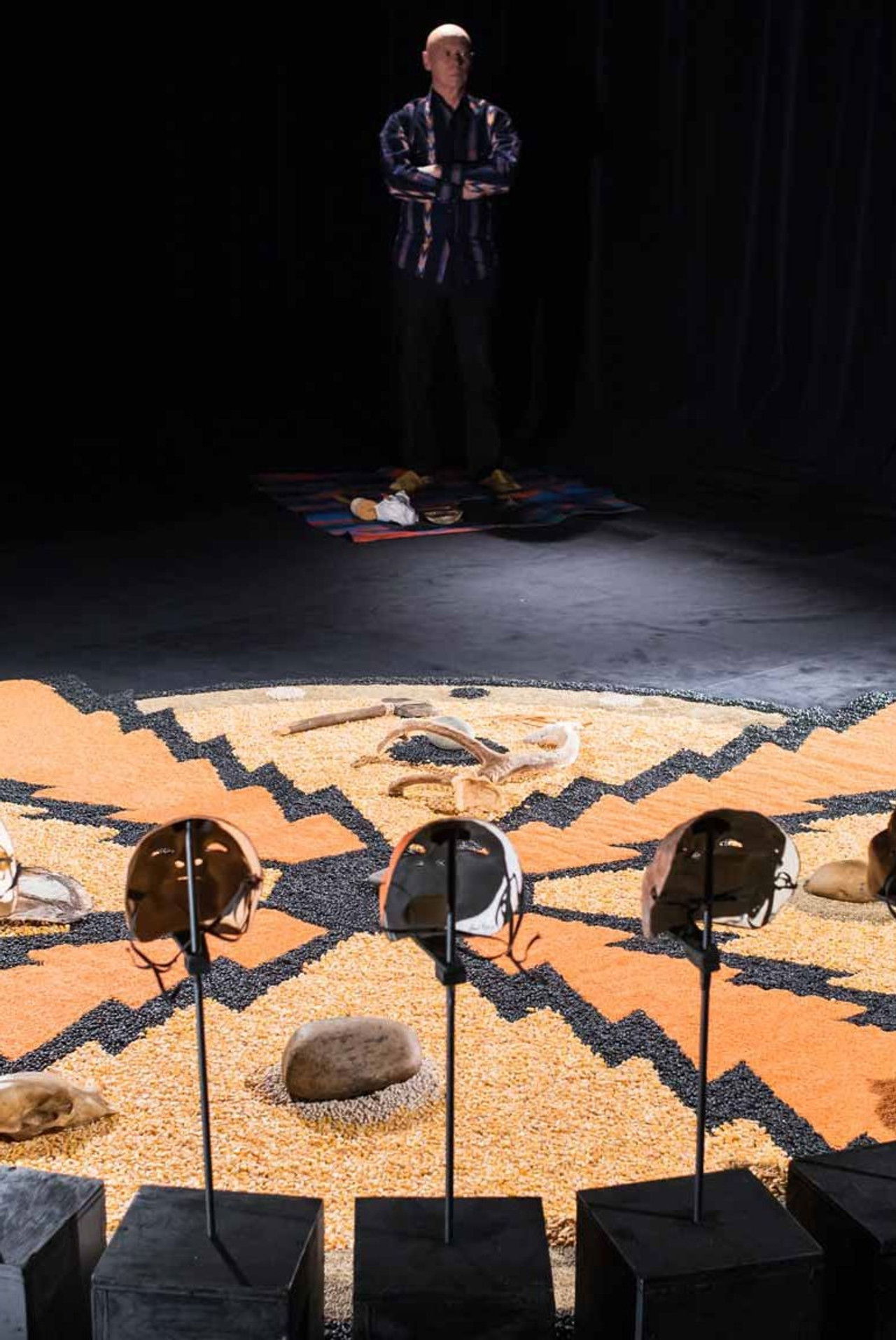 Greetings: Te'skennongweronne - Yves Sioui Durand Backdrop