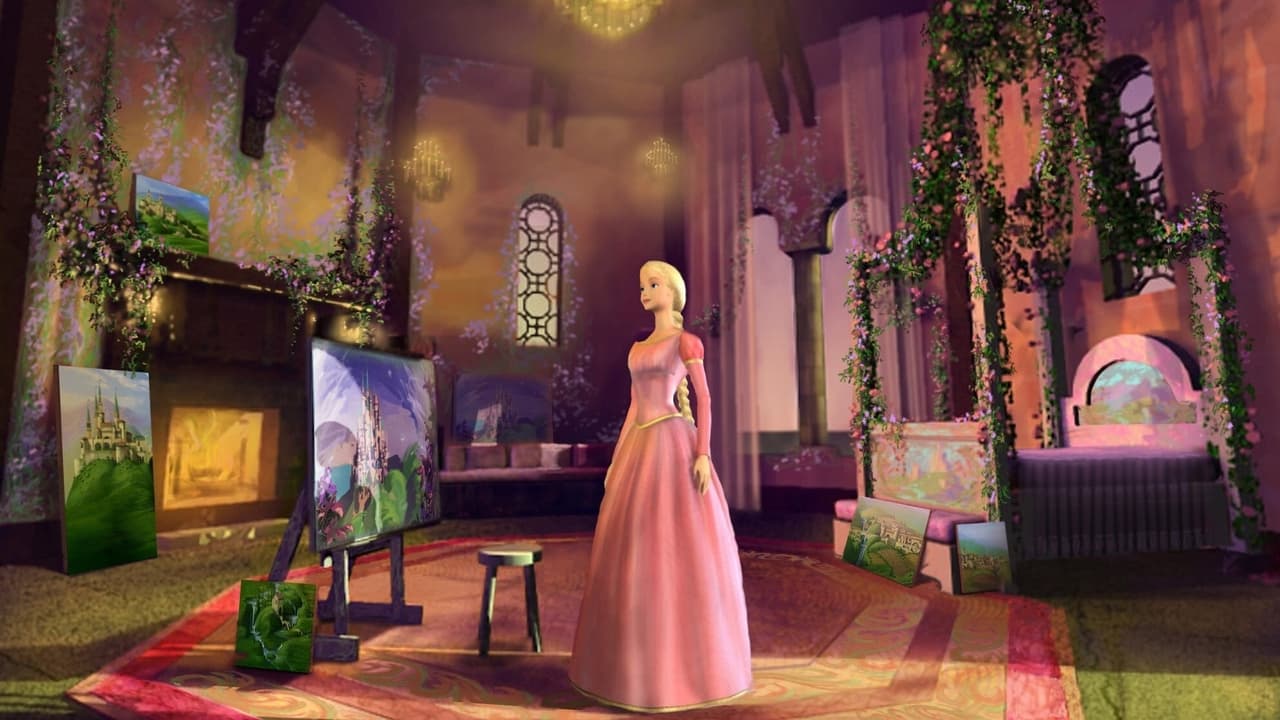 Barbie as Rapunzel background