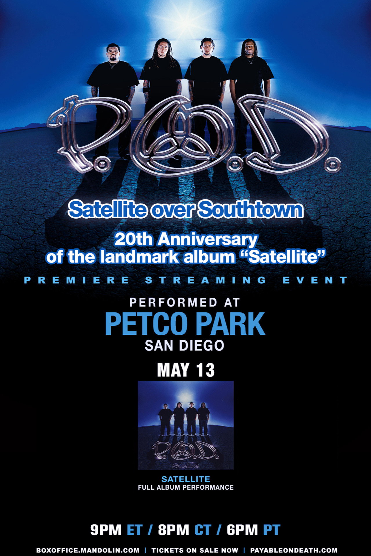 P.O.D. - Satellite Over Southtown: "Satellite" Full Album Performance filmaffisch