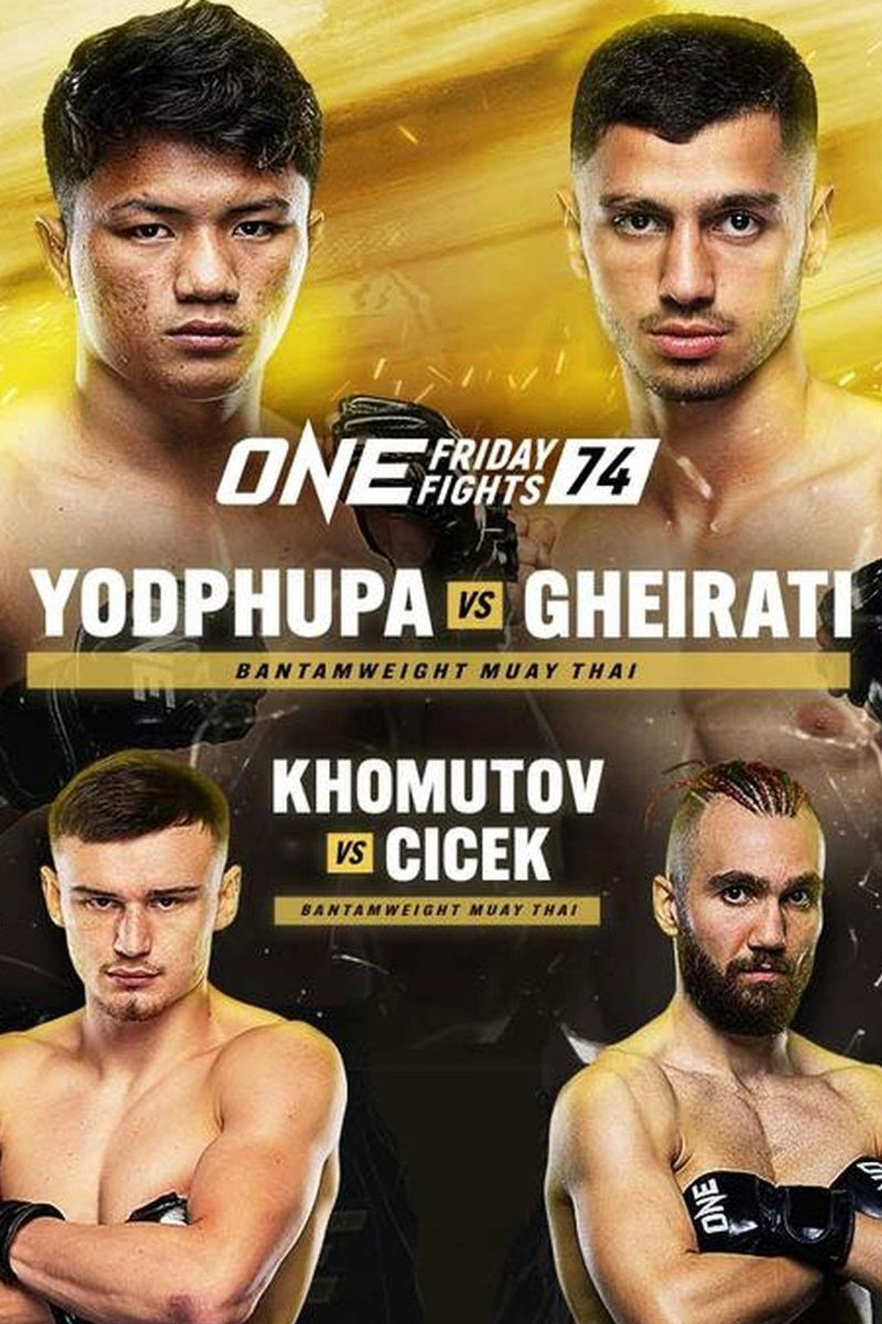 ONE Friday Fights 74: Yodphupha vs. Gheirati Backdrop