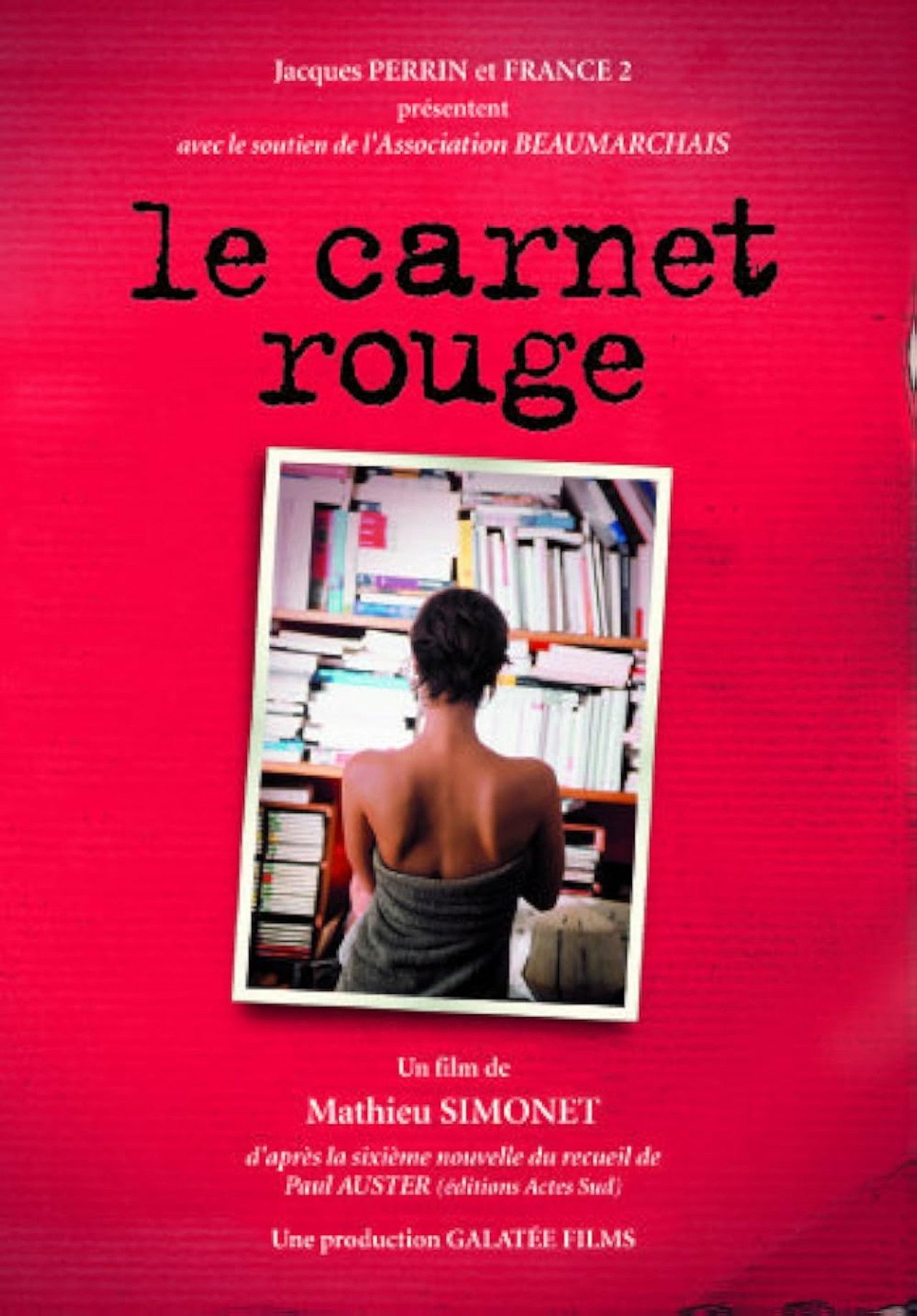 Le carnet rouge Backdrop