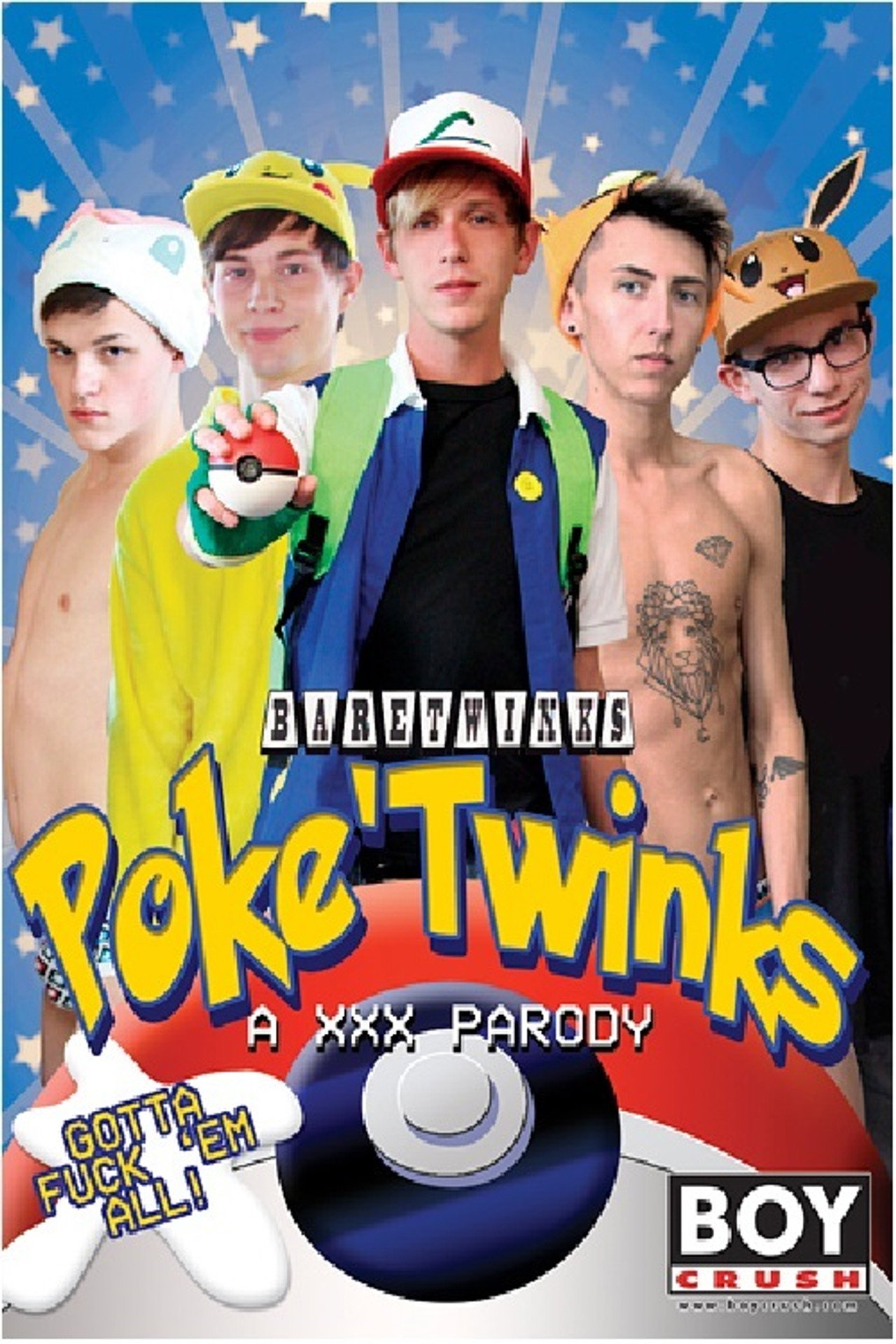 Poke' Twinks XXX Parody Backdrop