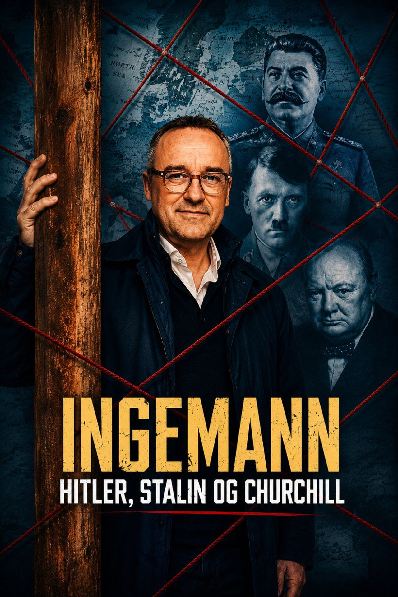 Ingemann - Hitler, Stalin og Churchill affisch