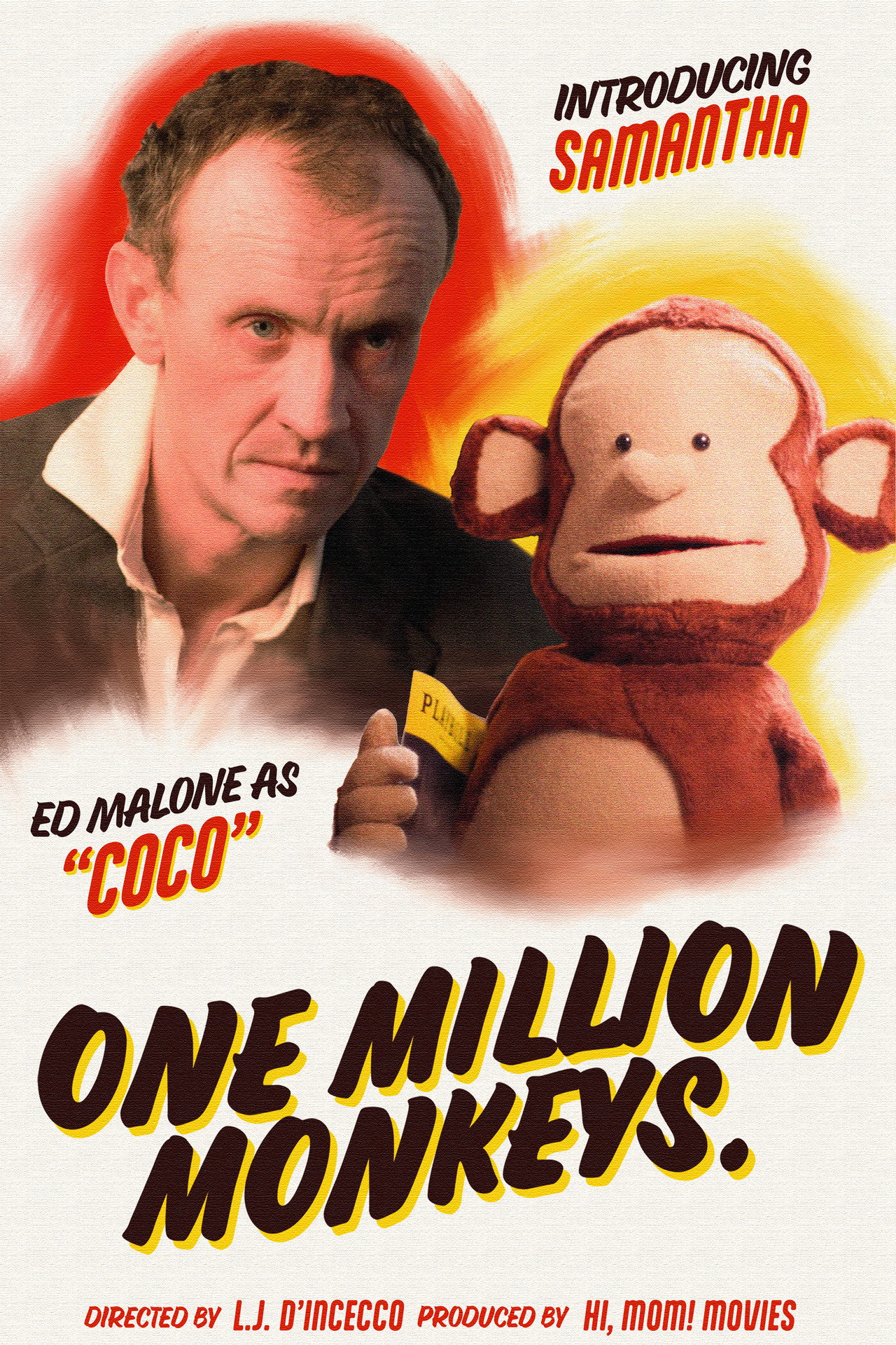 ONE MILLION MONKEYS. filmaffisch