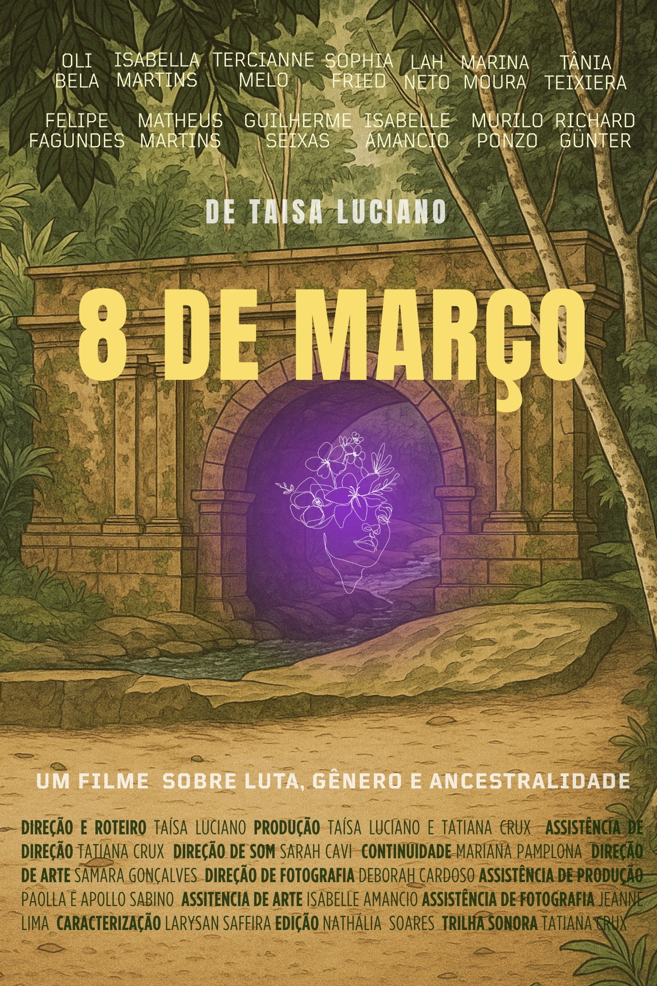 8 de Março Backdrop