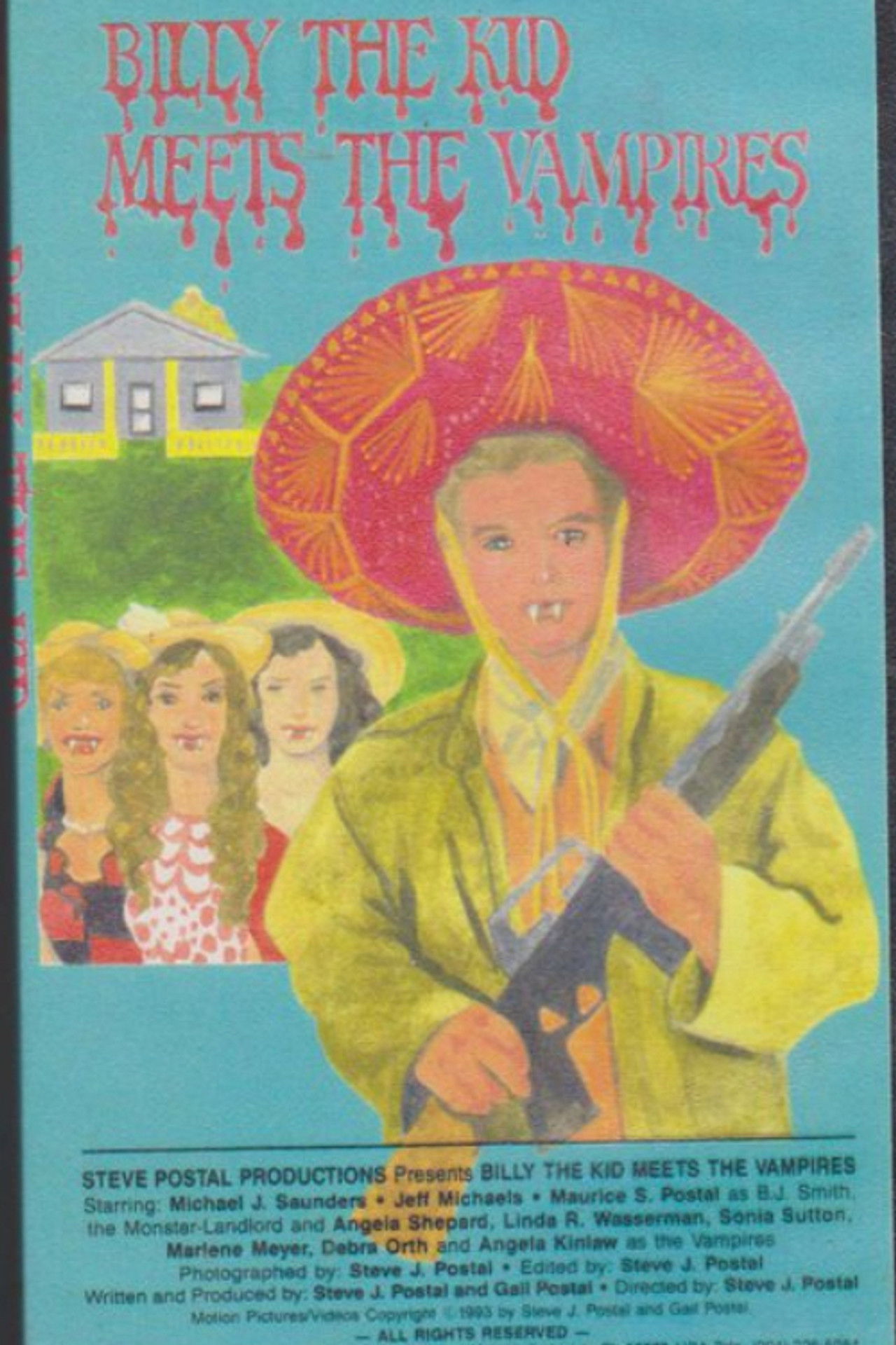 Billy the Kid Meets the Vampires Backdrop