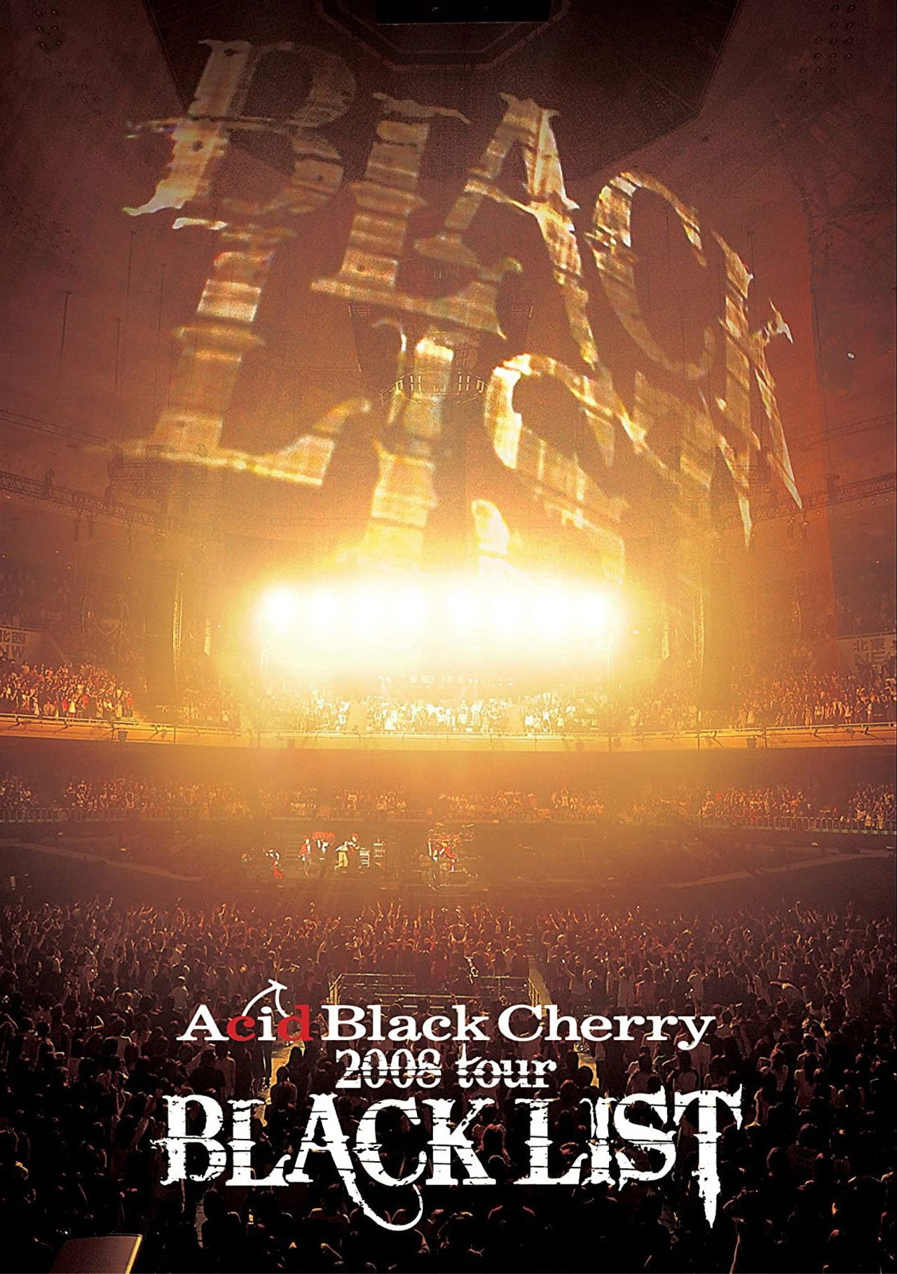 Acid Black Cherry 2008 Tour Black List Backdrop