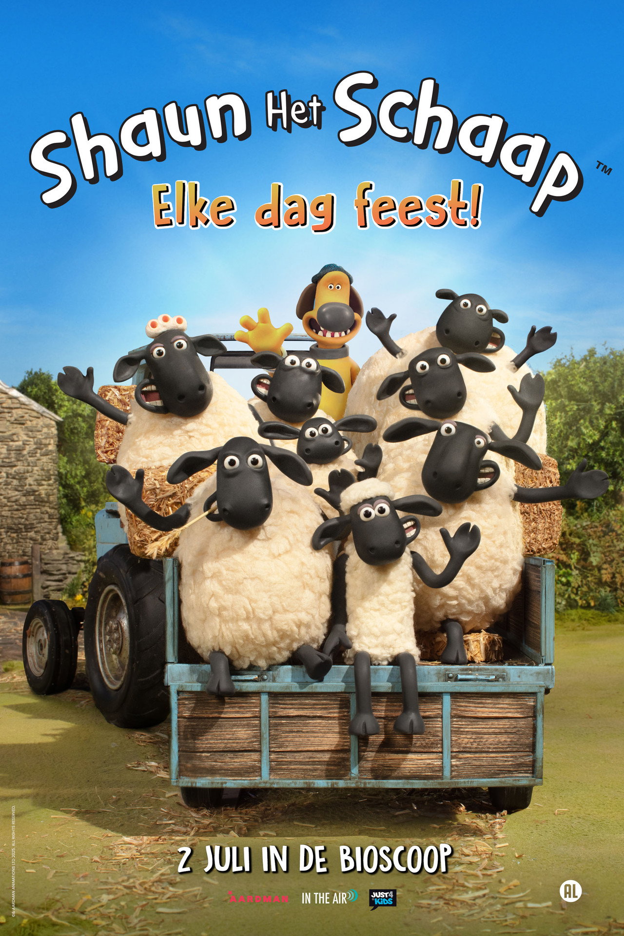 Shaun het Schaap: Elke dag Feest filmaffisch