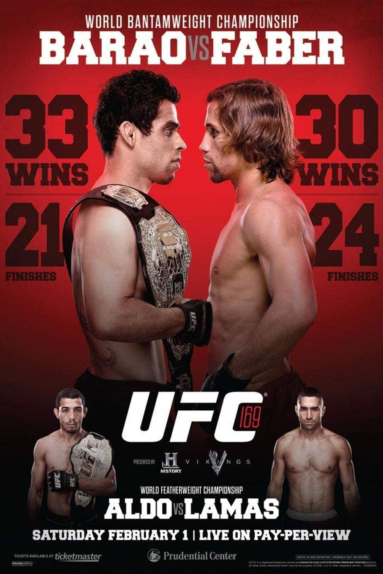 UFC 169: Barao vs. Faber II Backdrop