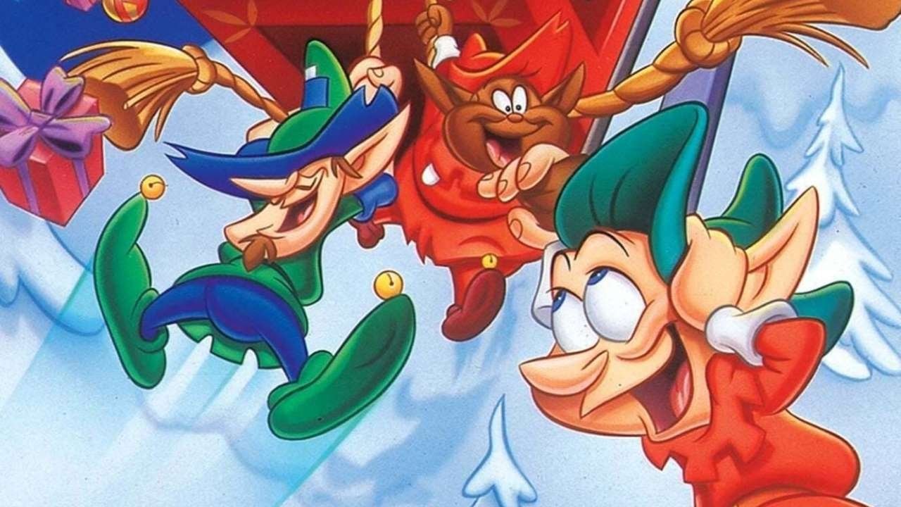 The Christmas Elves Backdrop Image