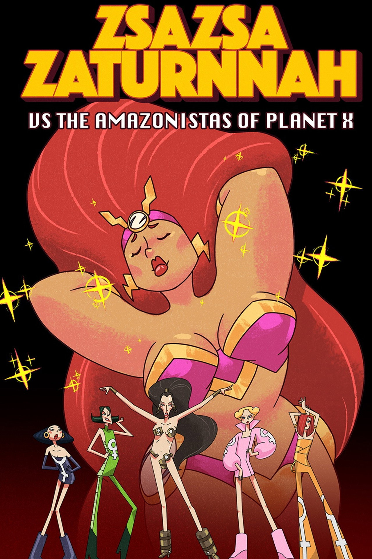 ZsaZsa Zaturnnah vs. The Amazonistas of Planet X filmaffisch