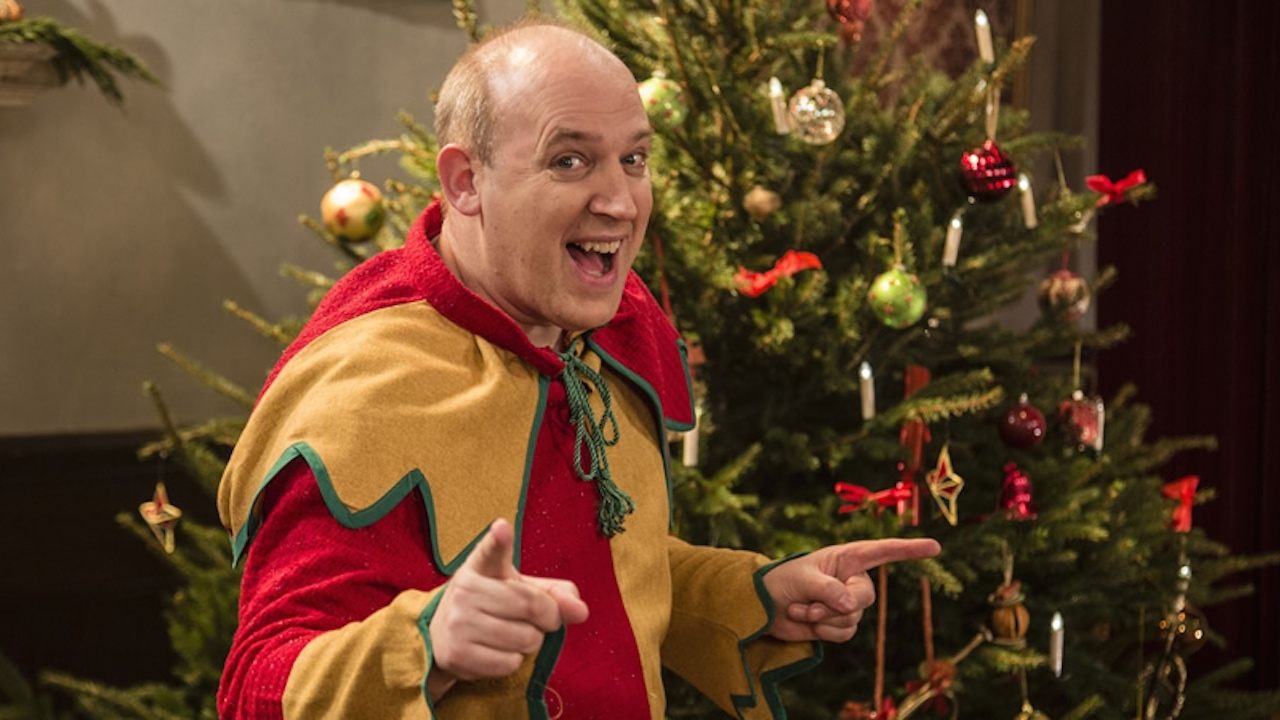 Scen från Tim Vine Travels Through Time Christmas Special