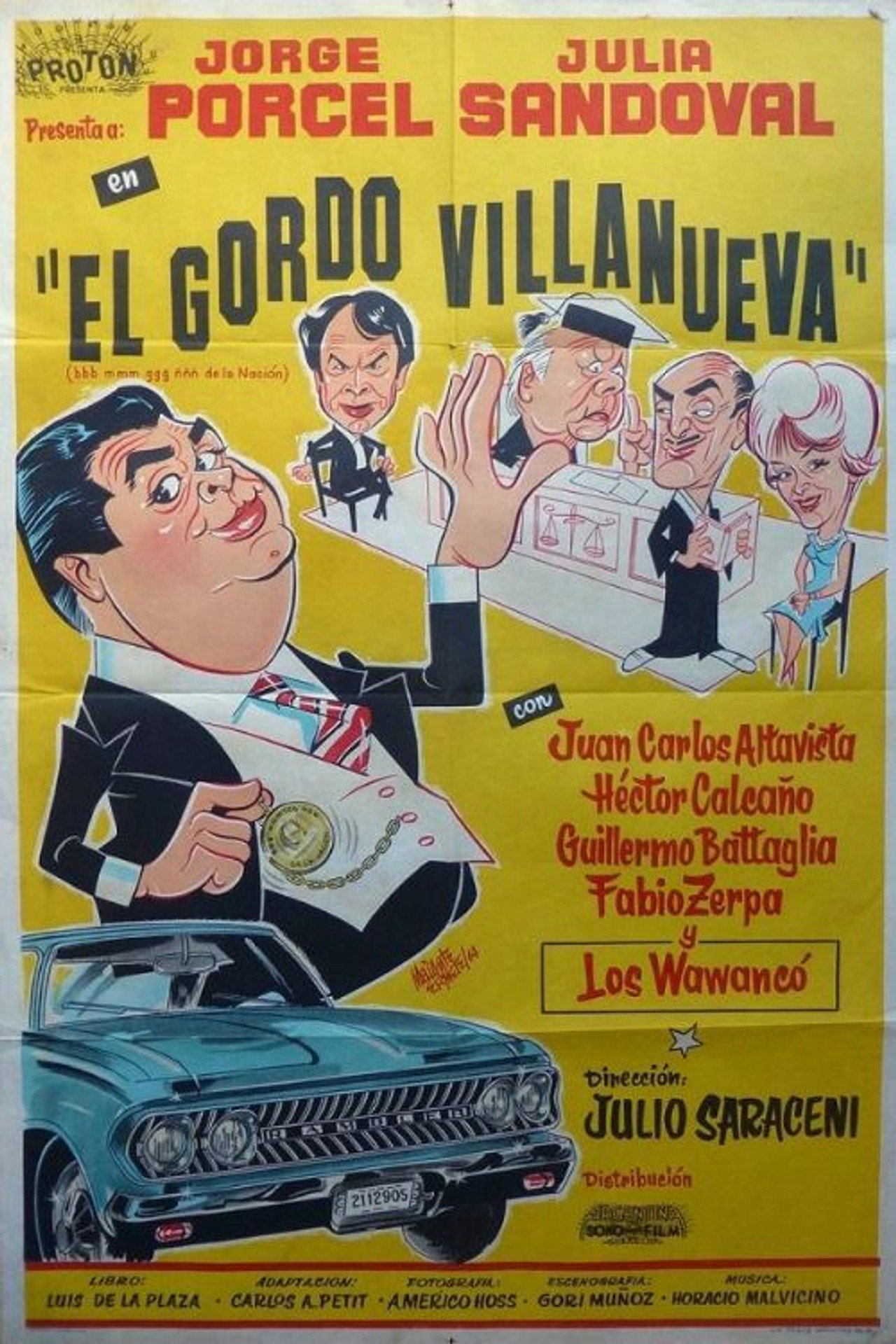 El gordo Villanueva filmaffisch