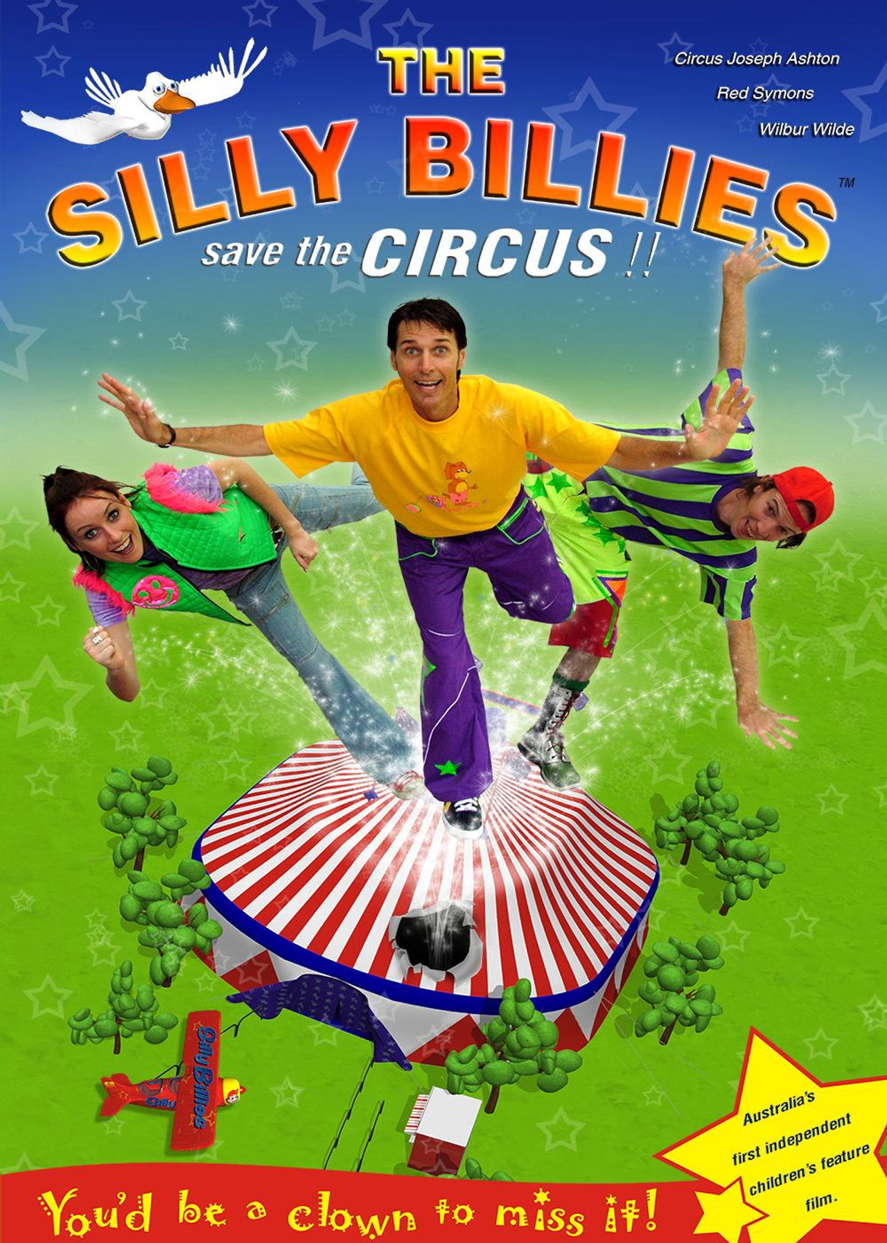 The Silly Billies Save the Circus! Backdrop