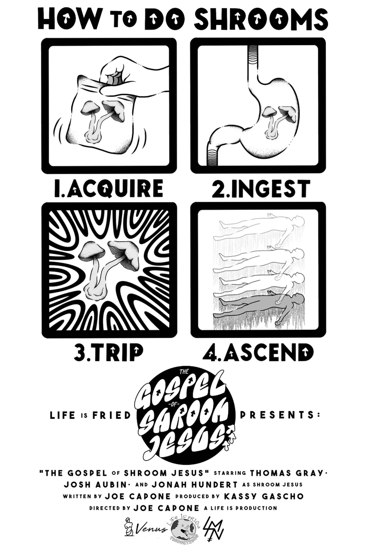 The Gospel of Shroom Jesus Backdrop