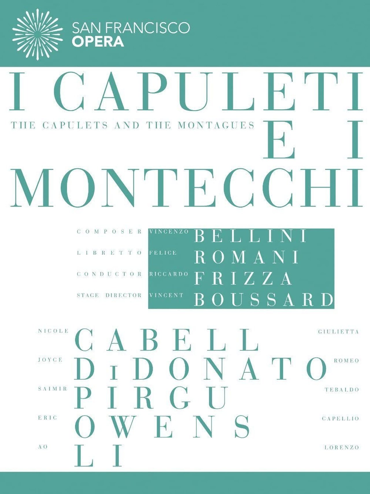 I Capuleti e i Montecchi I Capuleti e i Montecchi