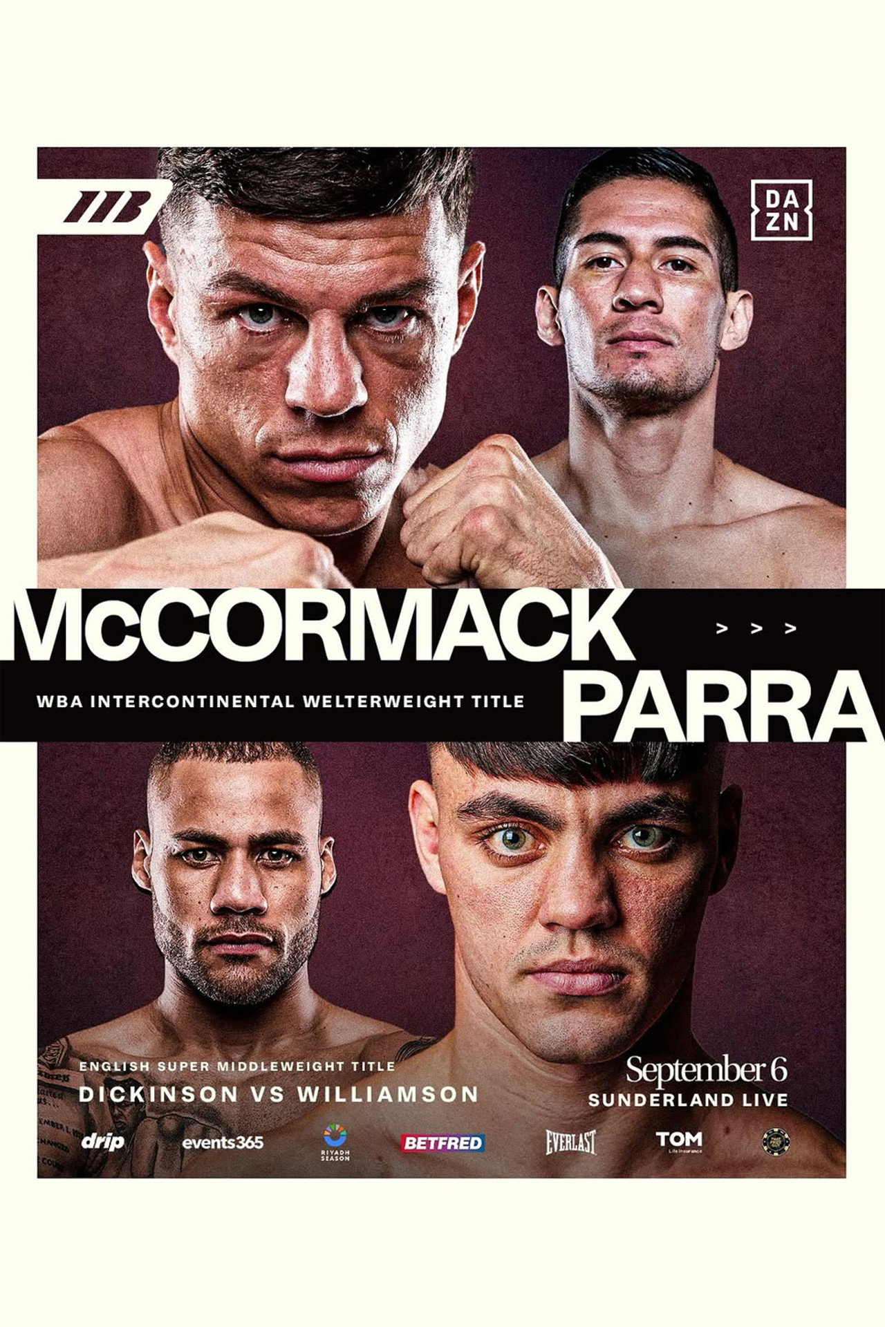 Pat McCormack vs. Miguel Parra filmaffisch