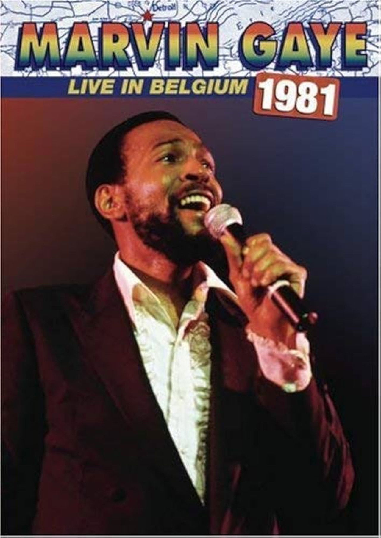 Marvin Gaye Live In Belgium 1981 Backdrop