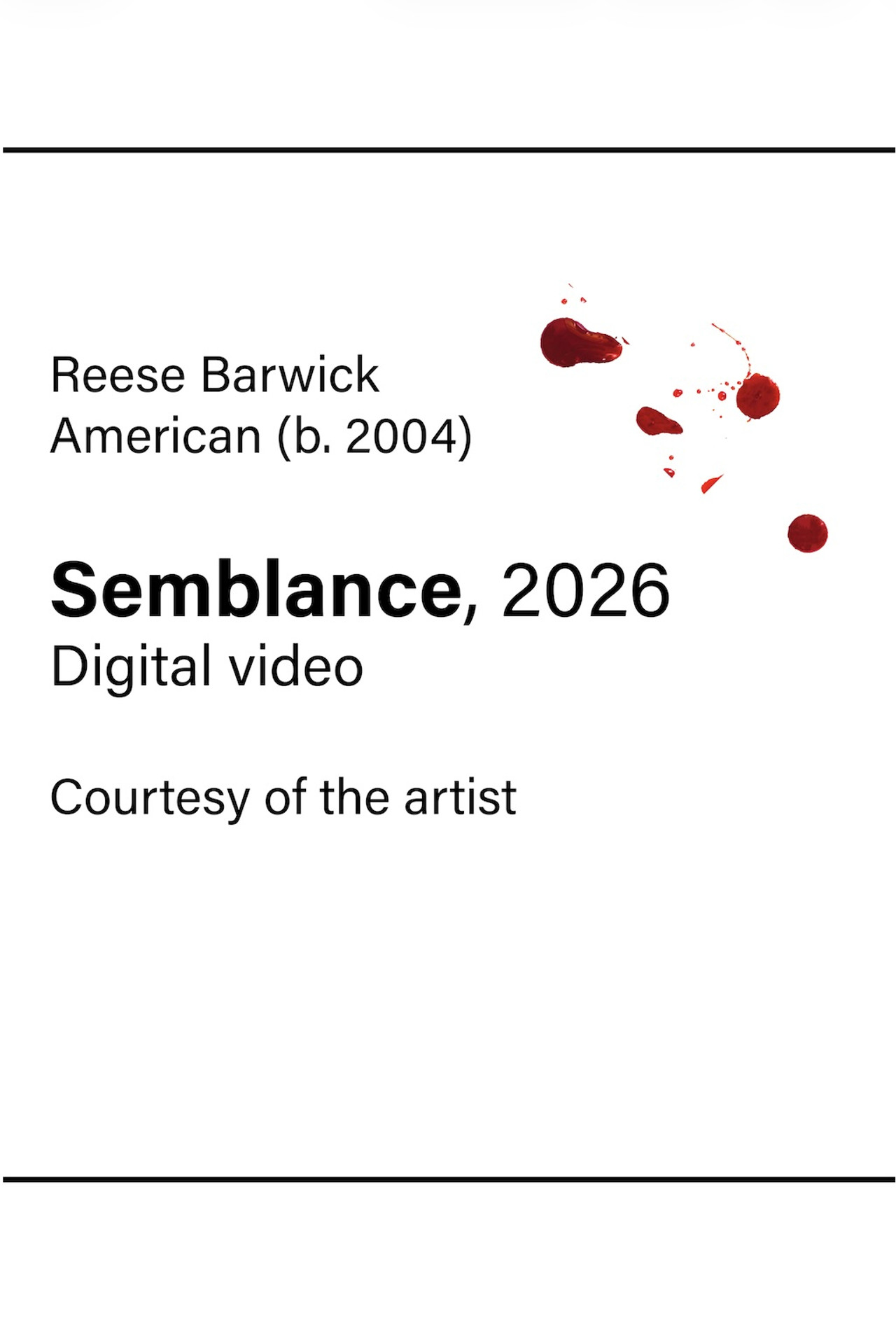 Semblance filmaffisch