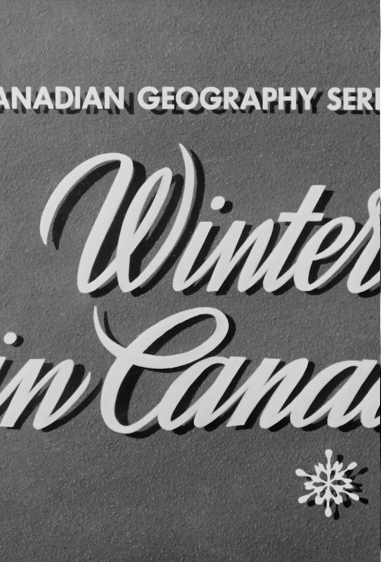 Winter in Canada filmaffisch