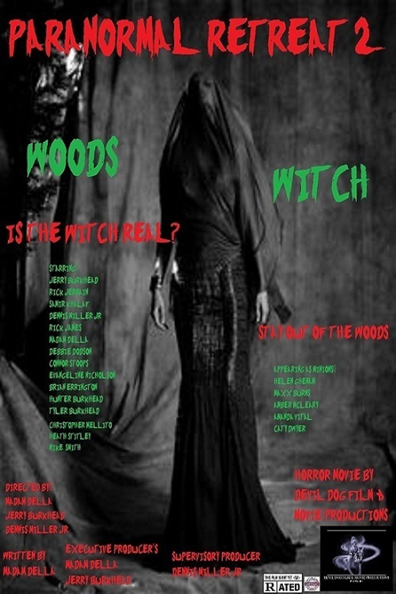 Paranormal Retreat 2-The Woods Witch Backdrop