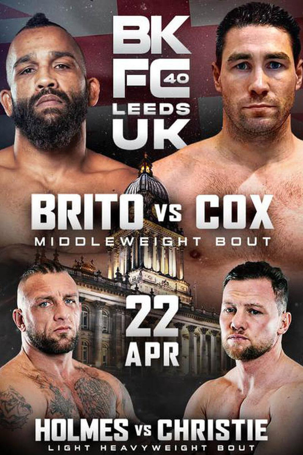 BKFC 40: Holmes vs. Christie filmaffisch