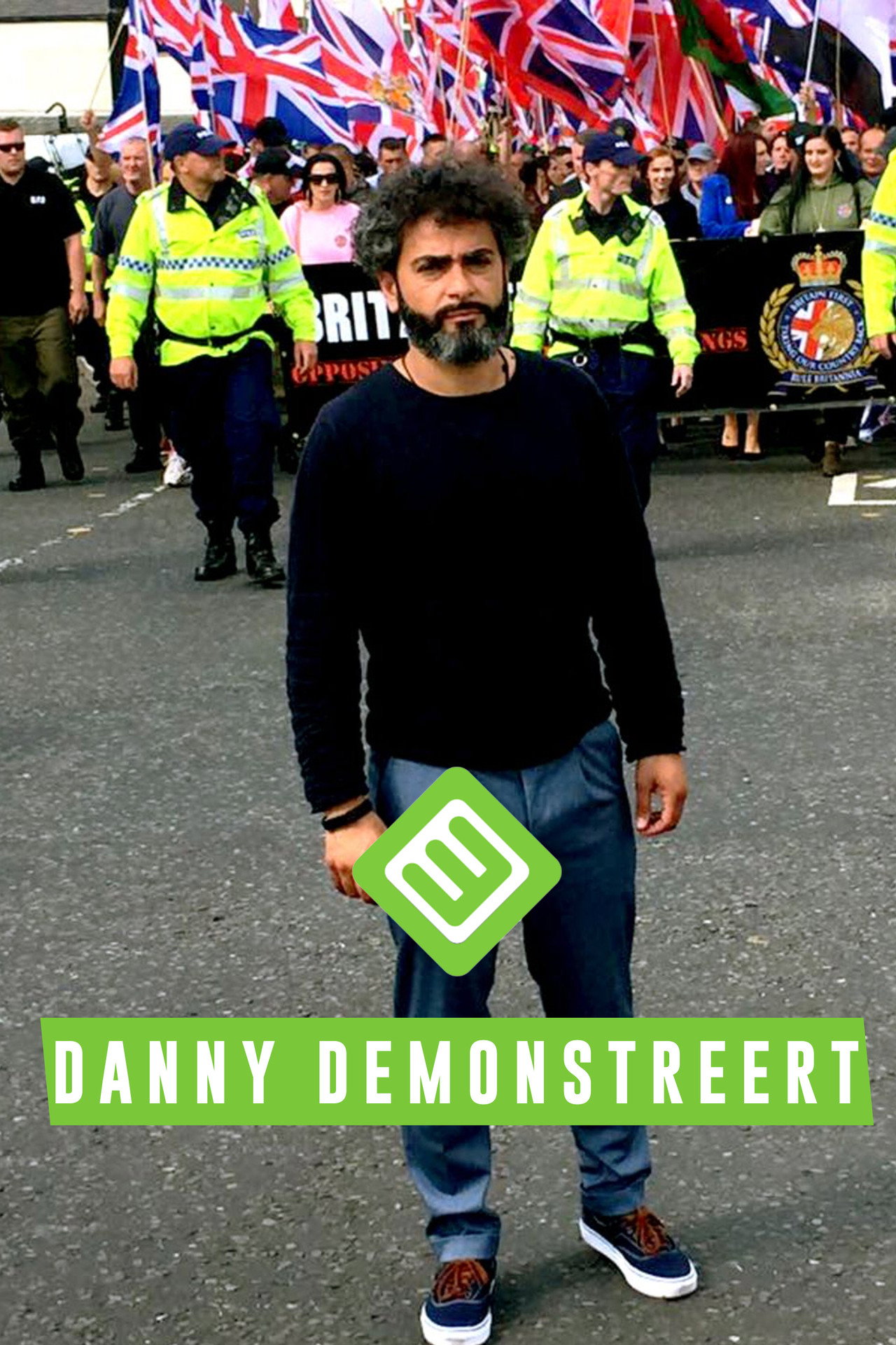 Danny Demonstreert affisch