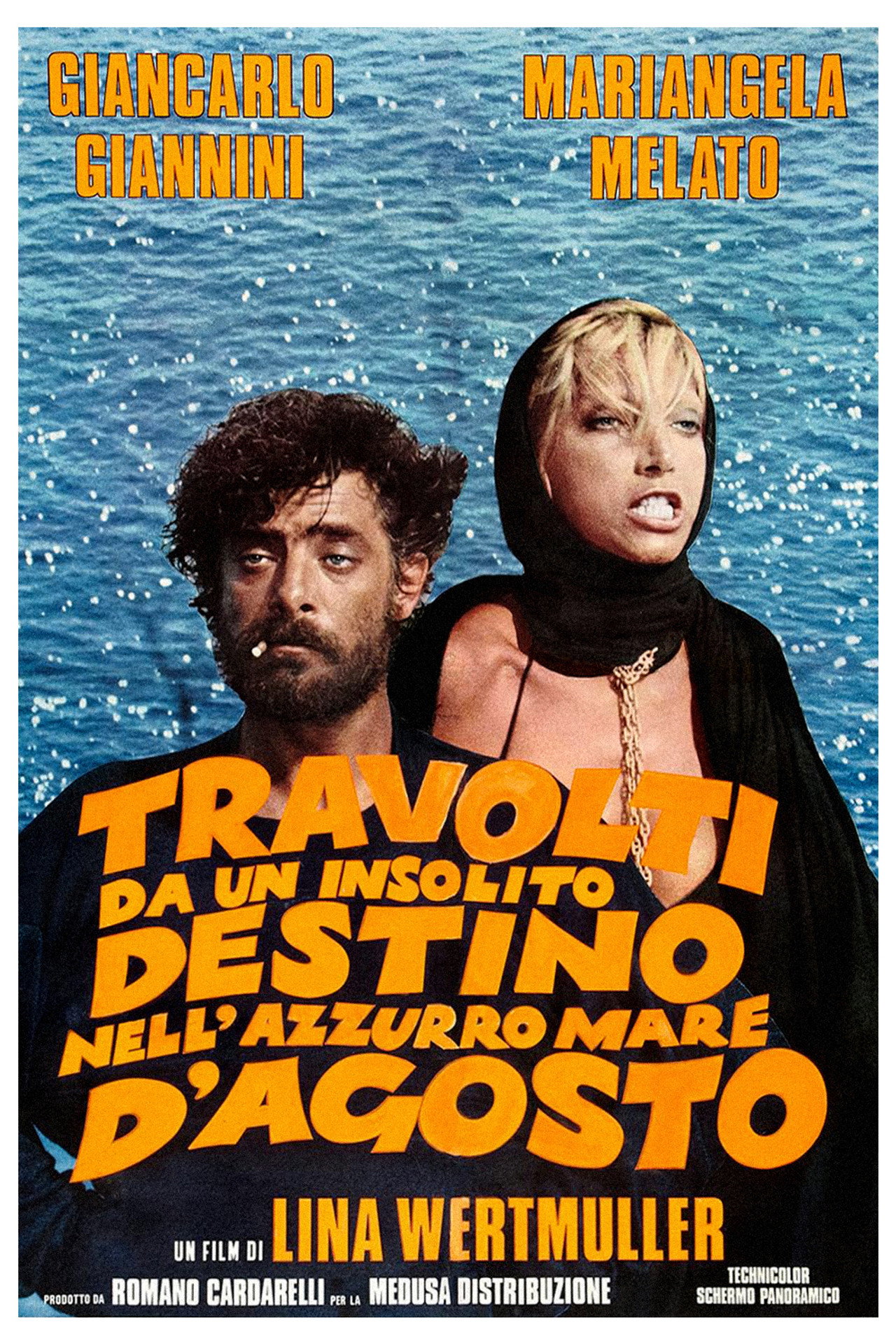 Travolti da un insolito destino nell'azzurro mare d'agosto filmaffisch