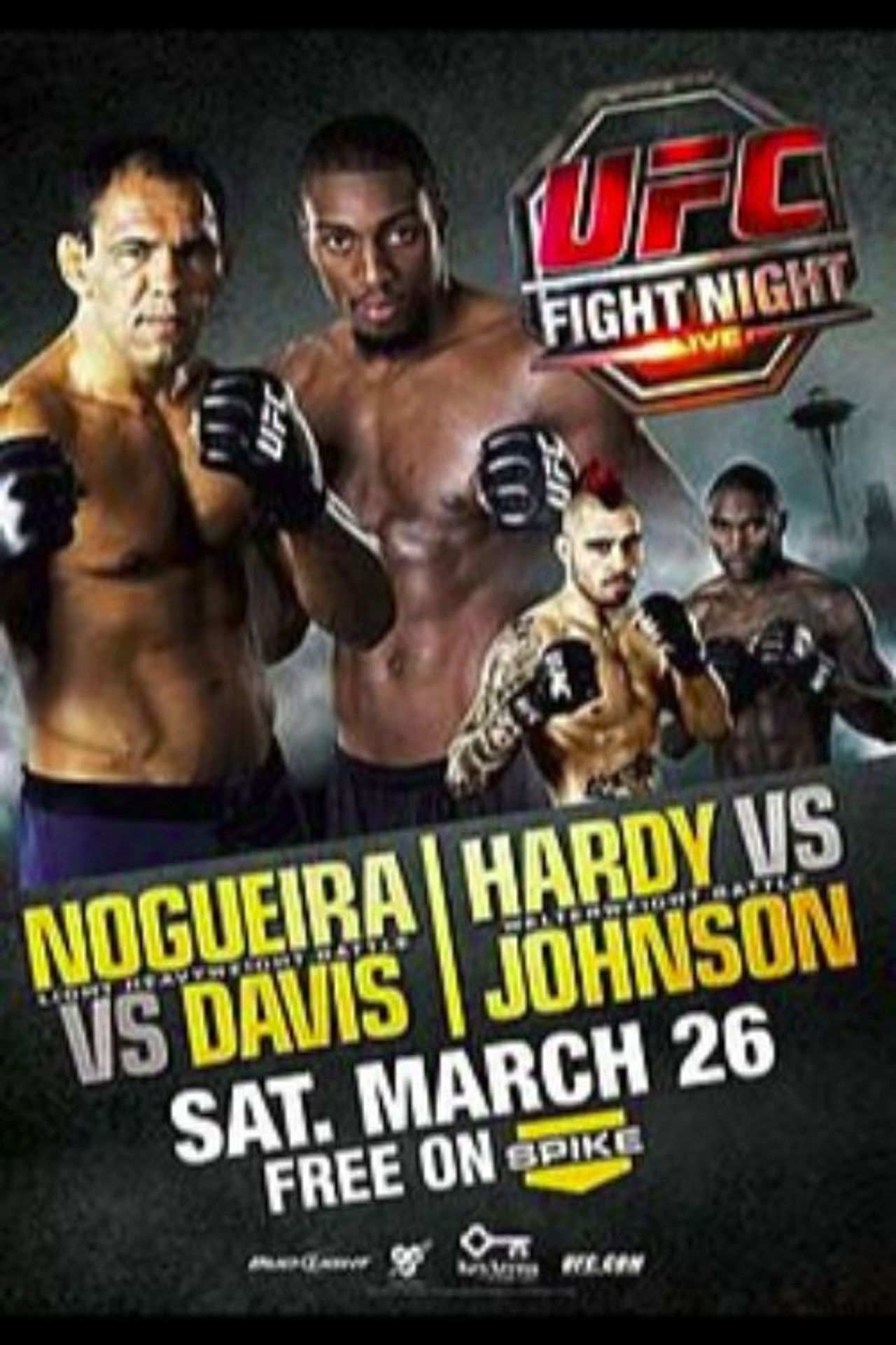 UFC Fight Night 24: Nogueira vs. Davis Backdrop