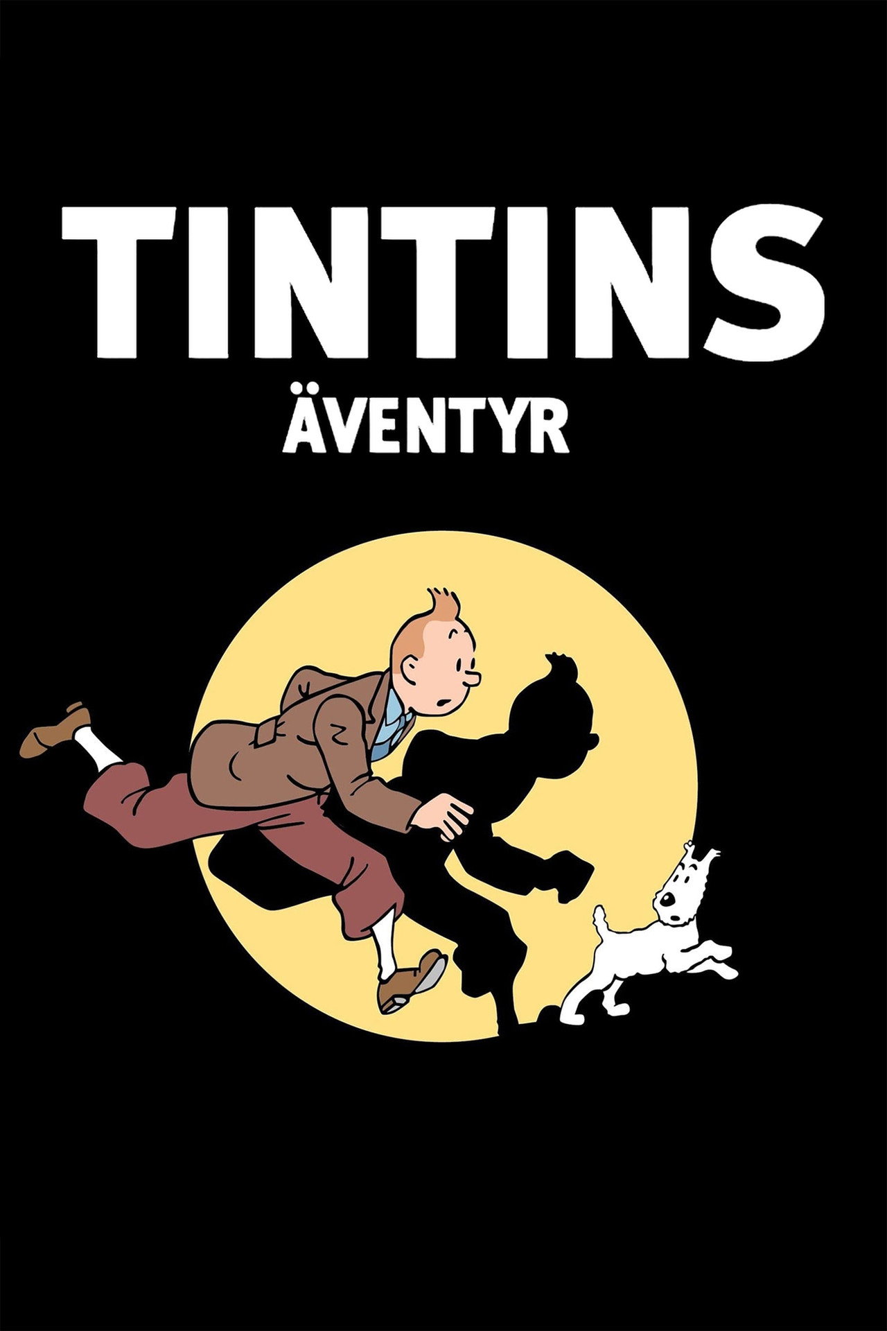 Tintins äventyr affisch