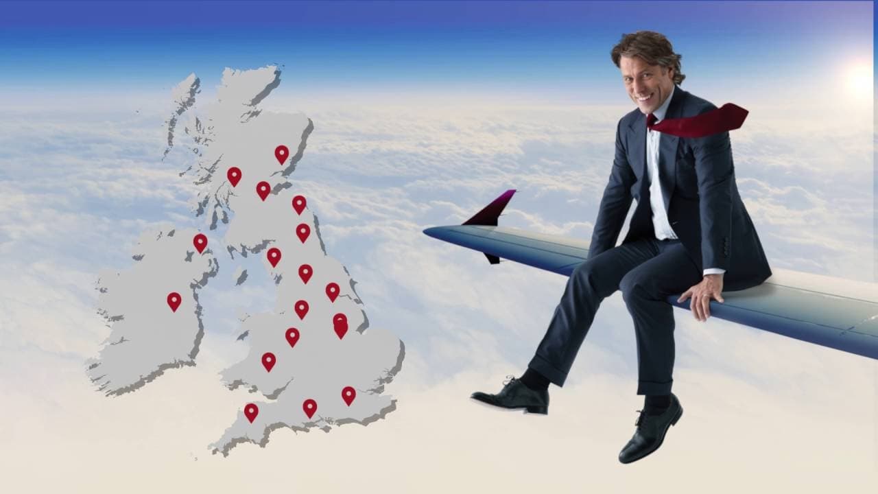 John Bishop: Winging It Live background