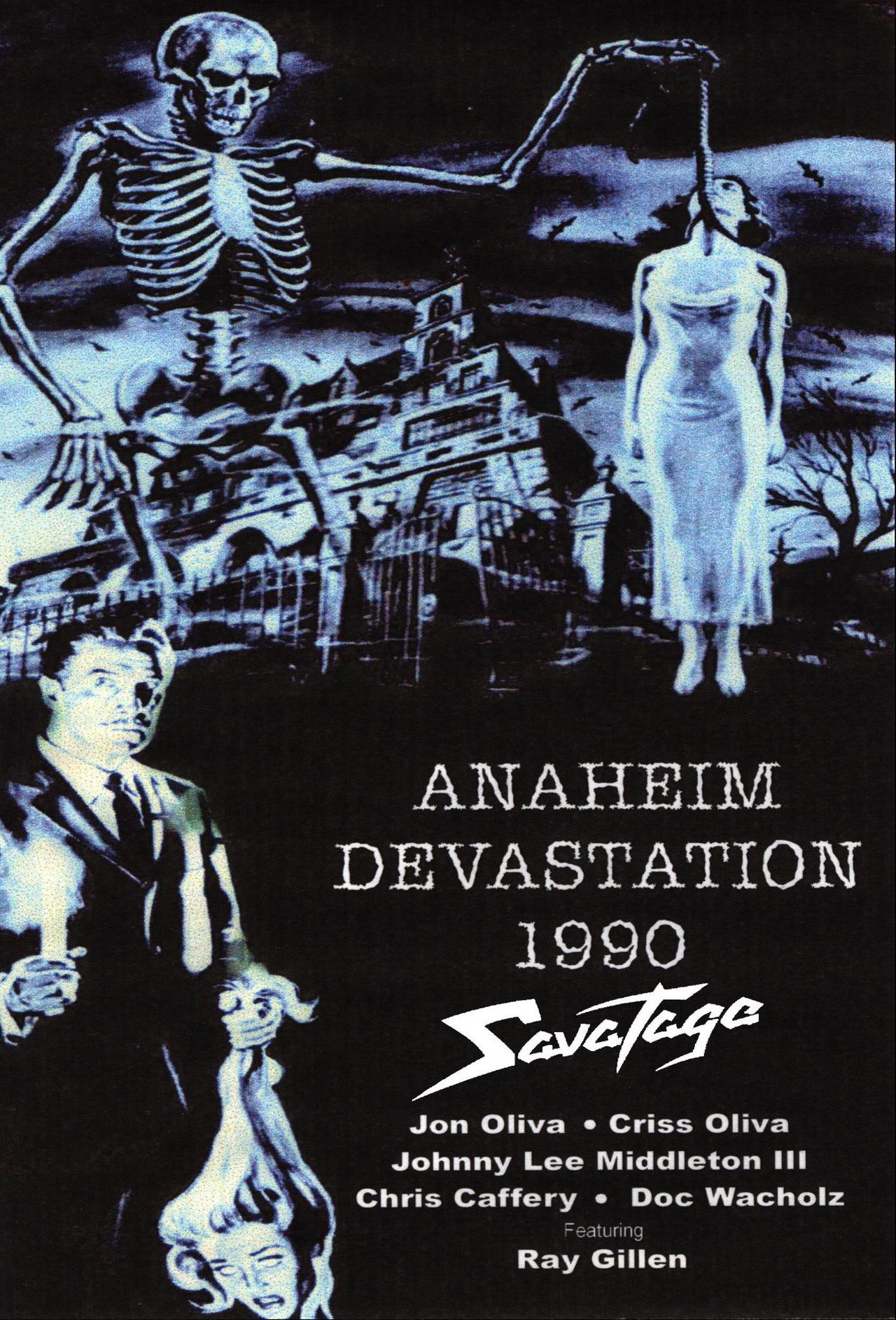 Savatage: Anaheim Devastation 1990 filmaffisch