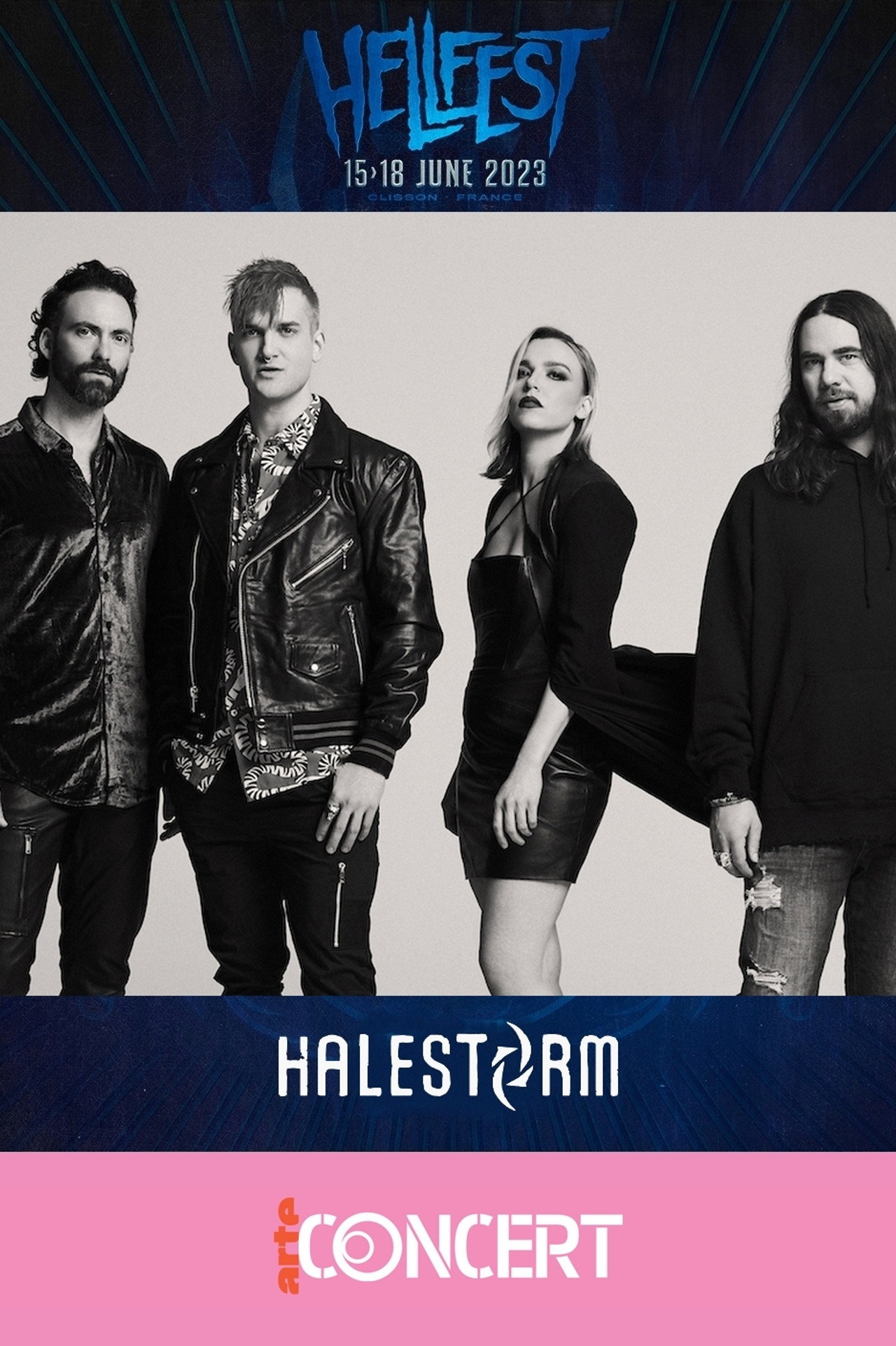 Halestorm - Hellfest 2023 filmaffisch